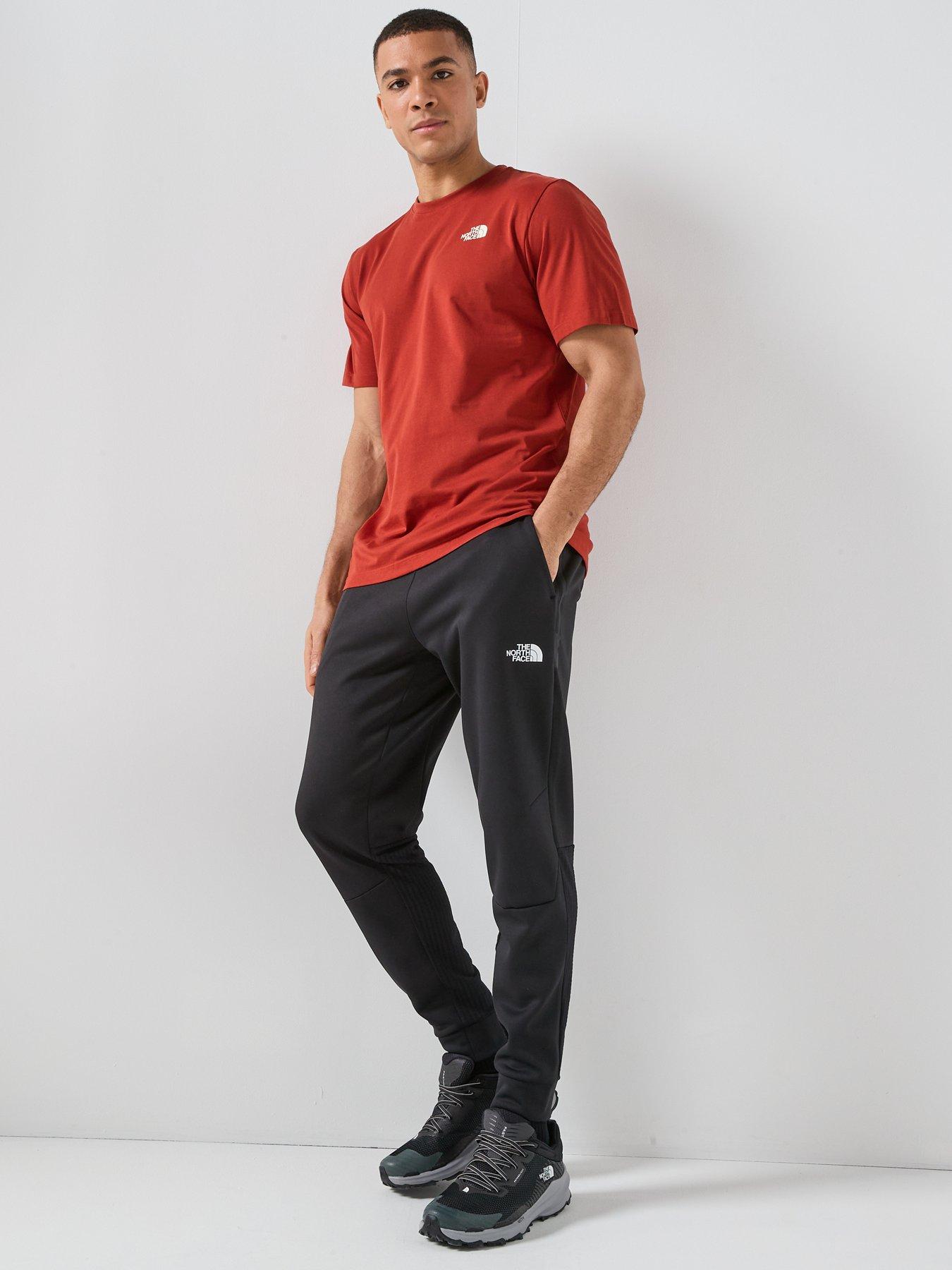 Image 3 of 5 of The North Face Mens Vertical Logo Graphic T-Shirt - Red