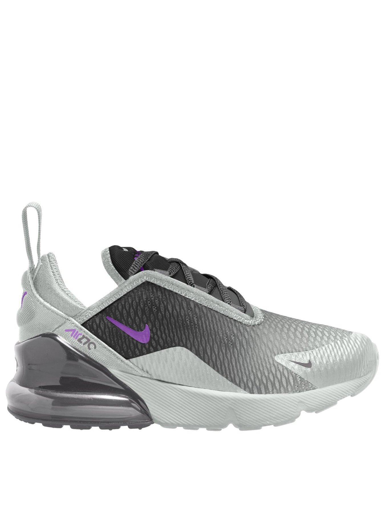 Image 1 of 4 of Nike Little Kids Nike Air Max 270 Trainers - Grey