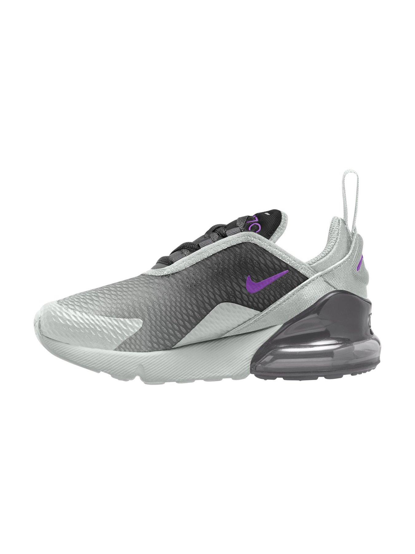 Image 3 of 4 of Nike Little Kids Nike Air Max 270 Trainers - Grey