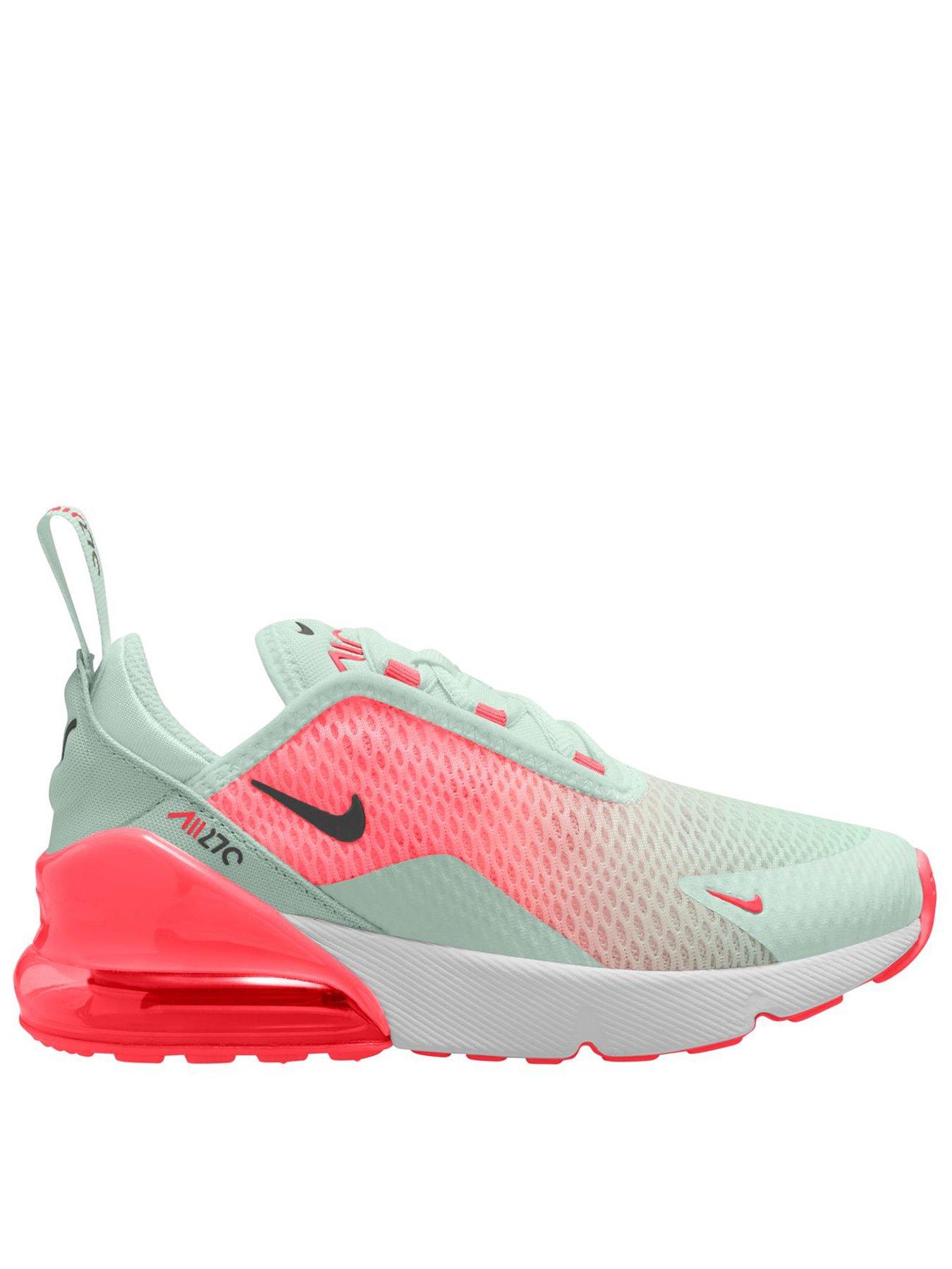 Nike Big Kids Nike Air Max 270 Shoes - Green