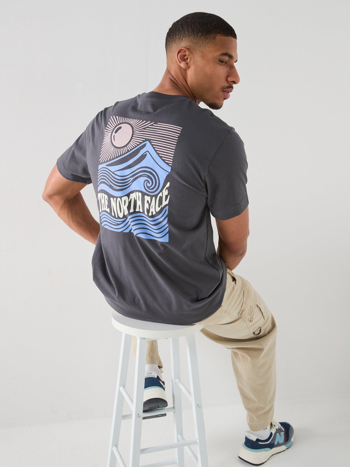 Image 1 of 4 of The North Face Mens Mountain Escape T-Shirt - Grey