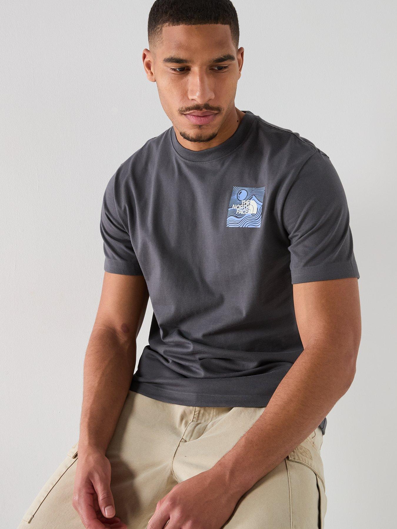 Image 2 of 4 of The North Face Mens Mountain Escape T-Shirt - Grey