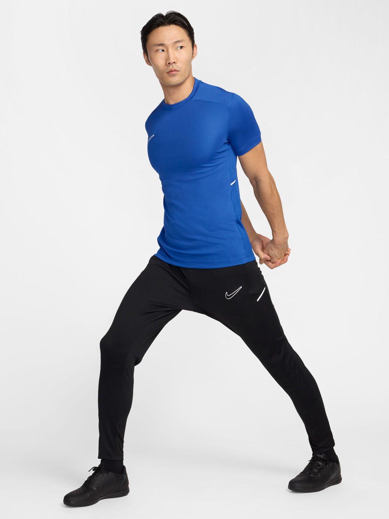 Image 3 of 6 of Nike Mens Academy 25 Short Sleeve T-Shirt - Blue