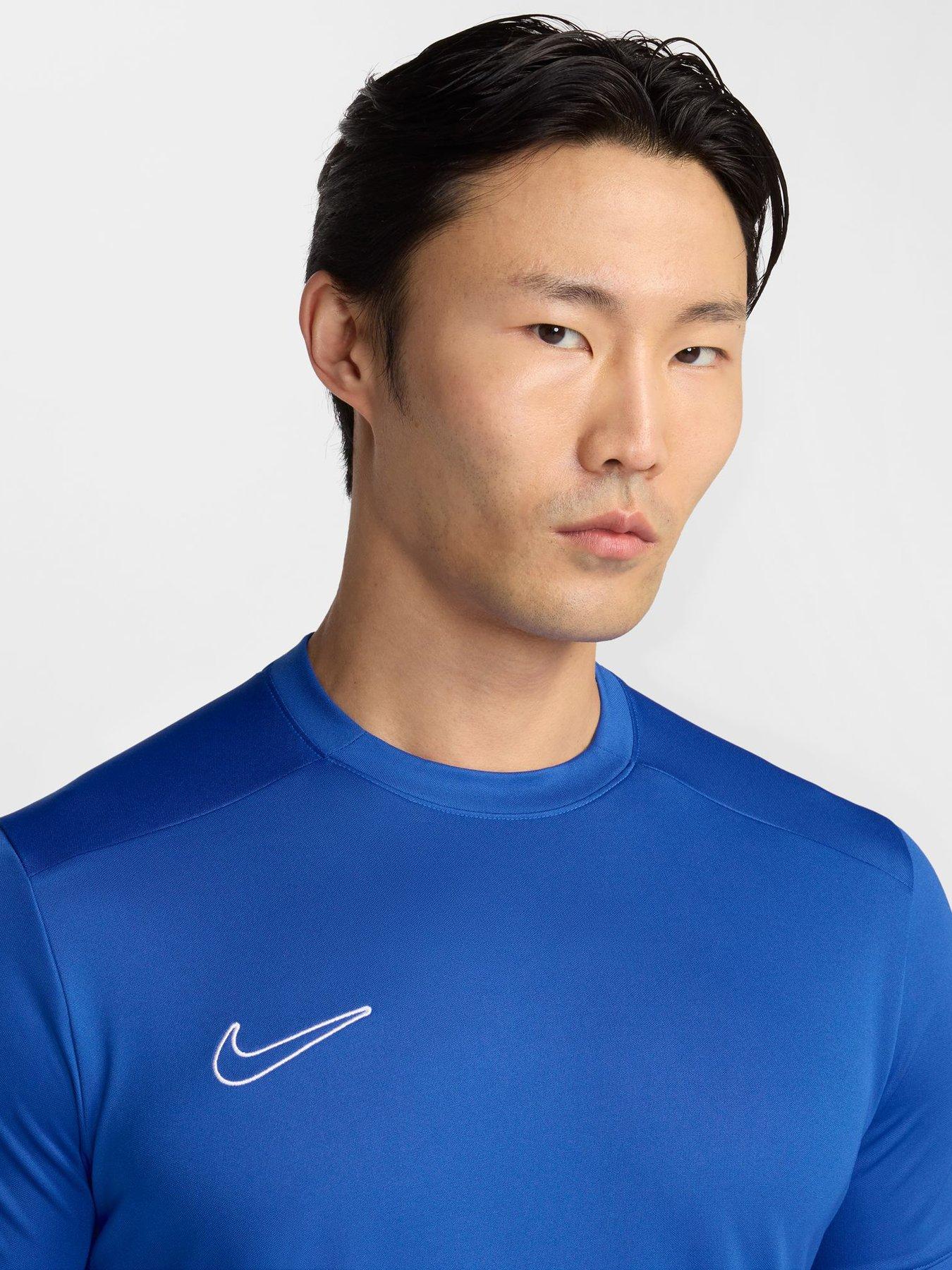 Image 4 of 6 of Nike Mens Academy 25 Short Sleeve T-Shirt - Blue