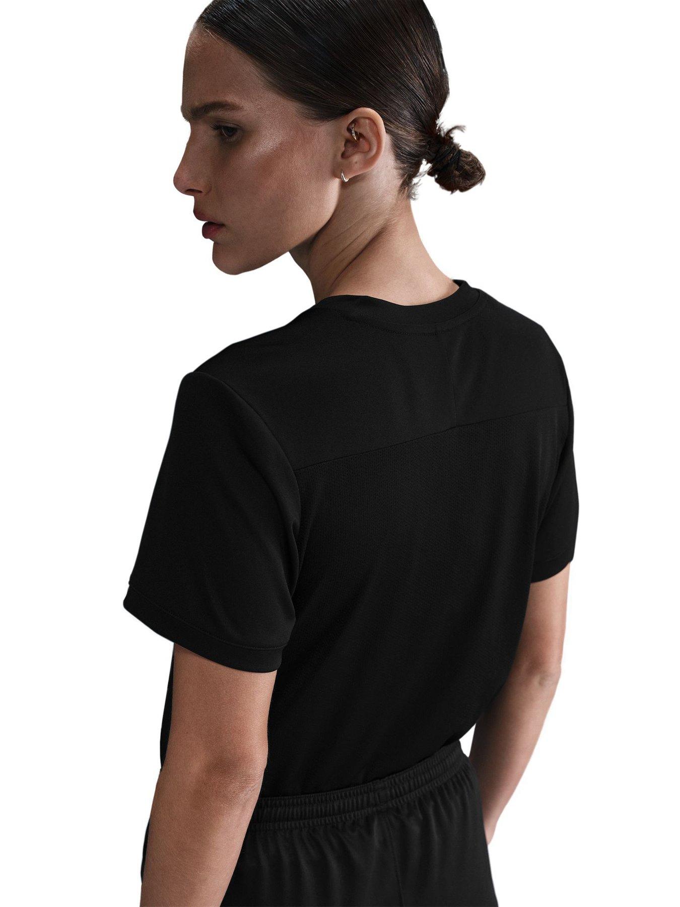 Image 2 of 6 of Nike Womens Academy 25 Short Sleeve T-Shirt - Black
