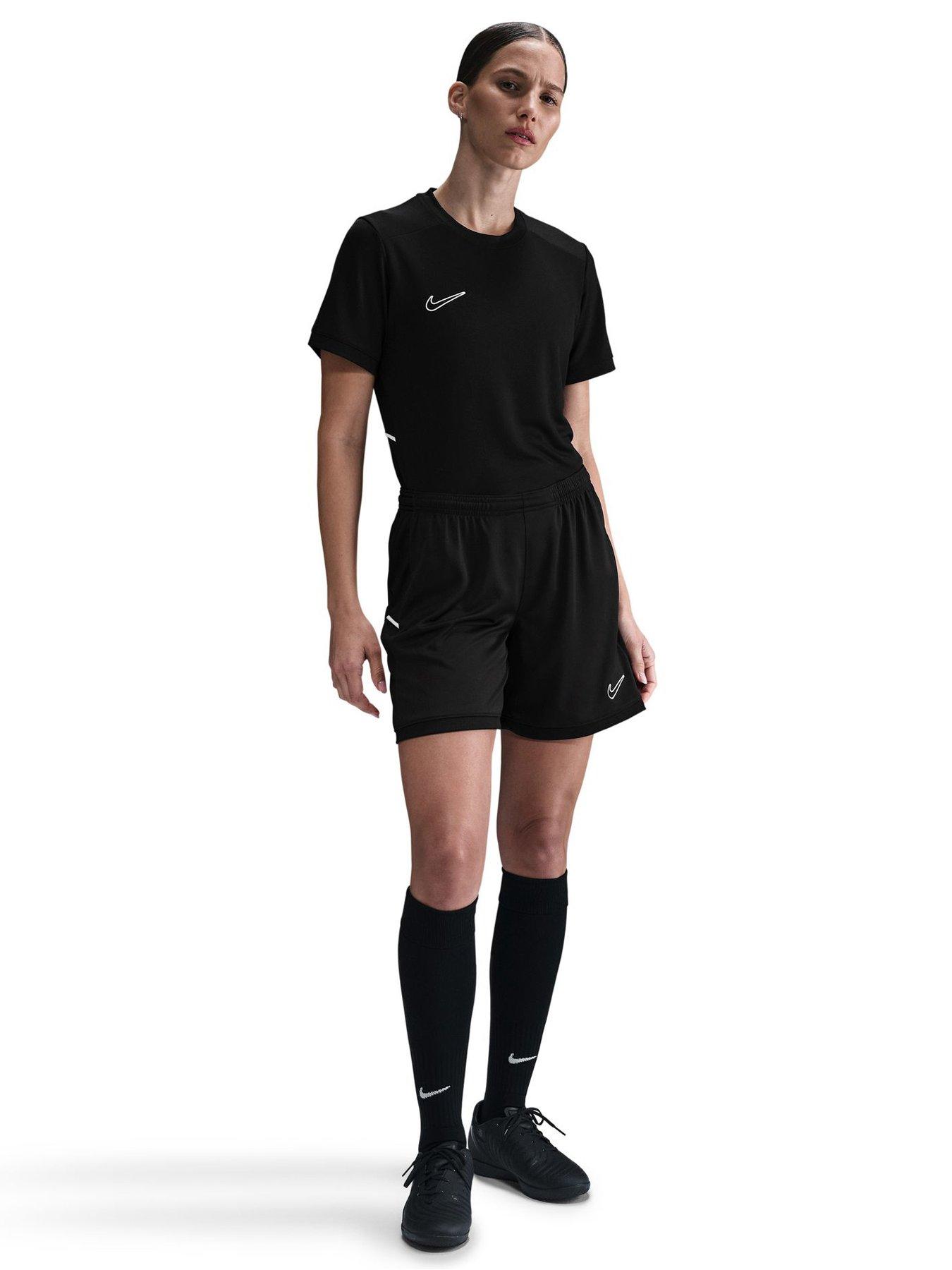 Image 3 of 6 of Nike Womens Academy 25 Short Sleeve T-Shirt - Black