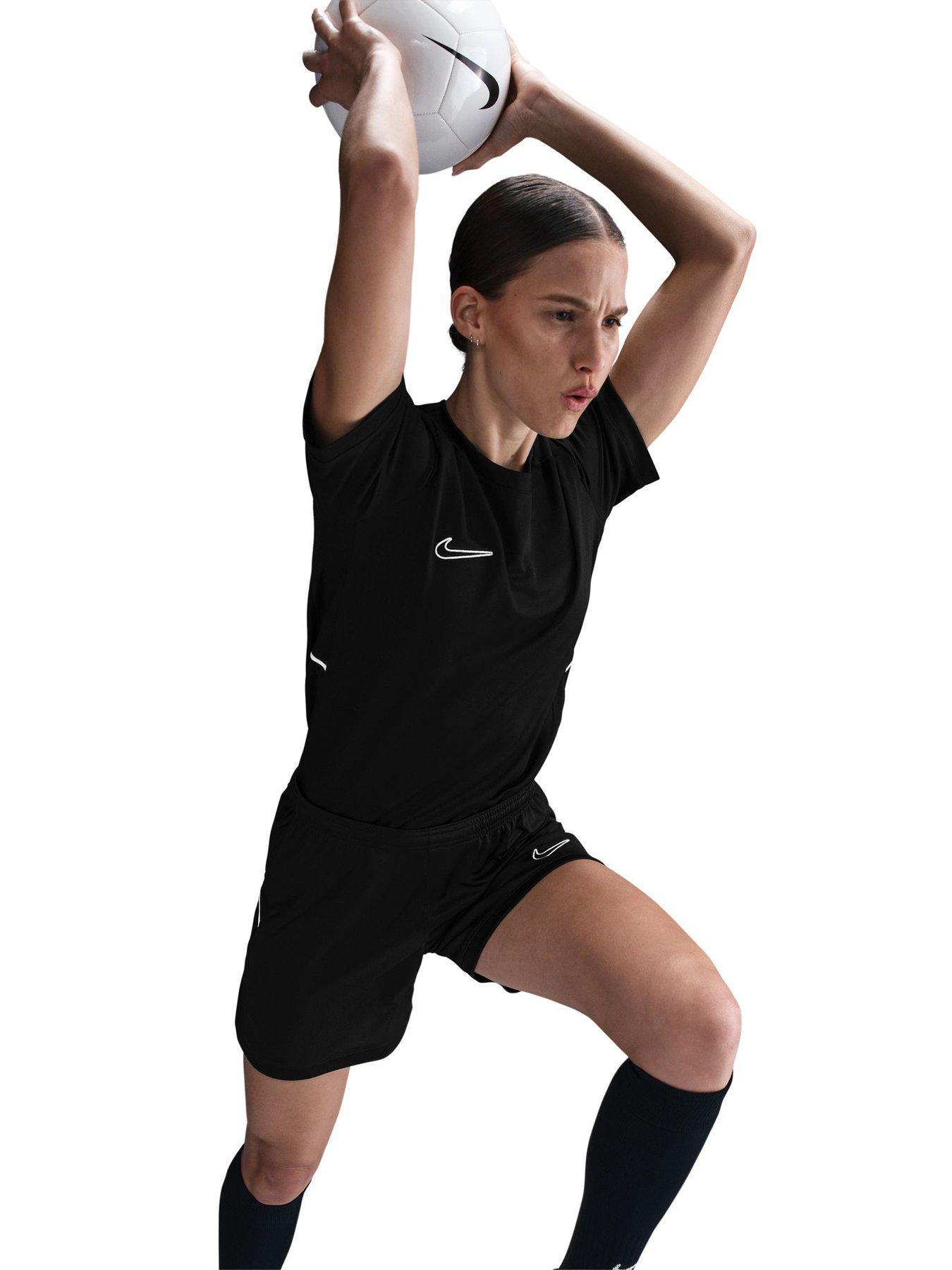 Image 5 of 6 of Nike Womens Academy 25 Short Sleeve T-Shirt - Black