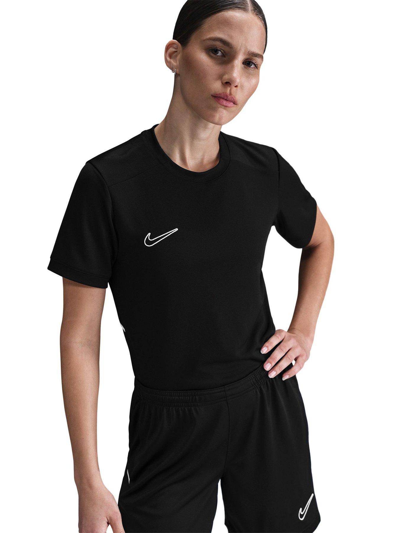 Image 6 of 6 of Nike Womens Academy 25 Short Sleeve T-Shirt - Black