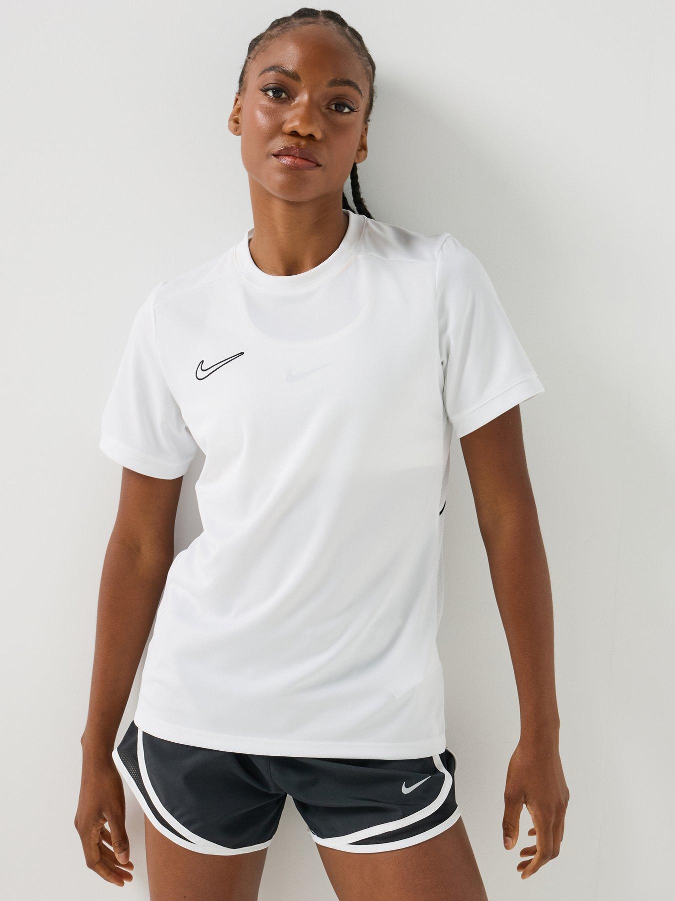 Nike Womens Academy 25 Short Sleeve T-shirt - White