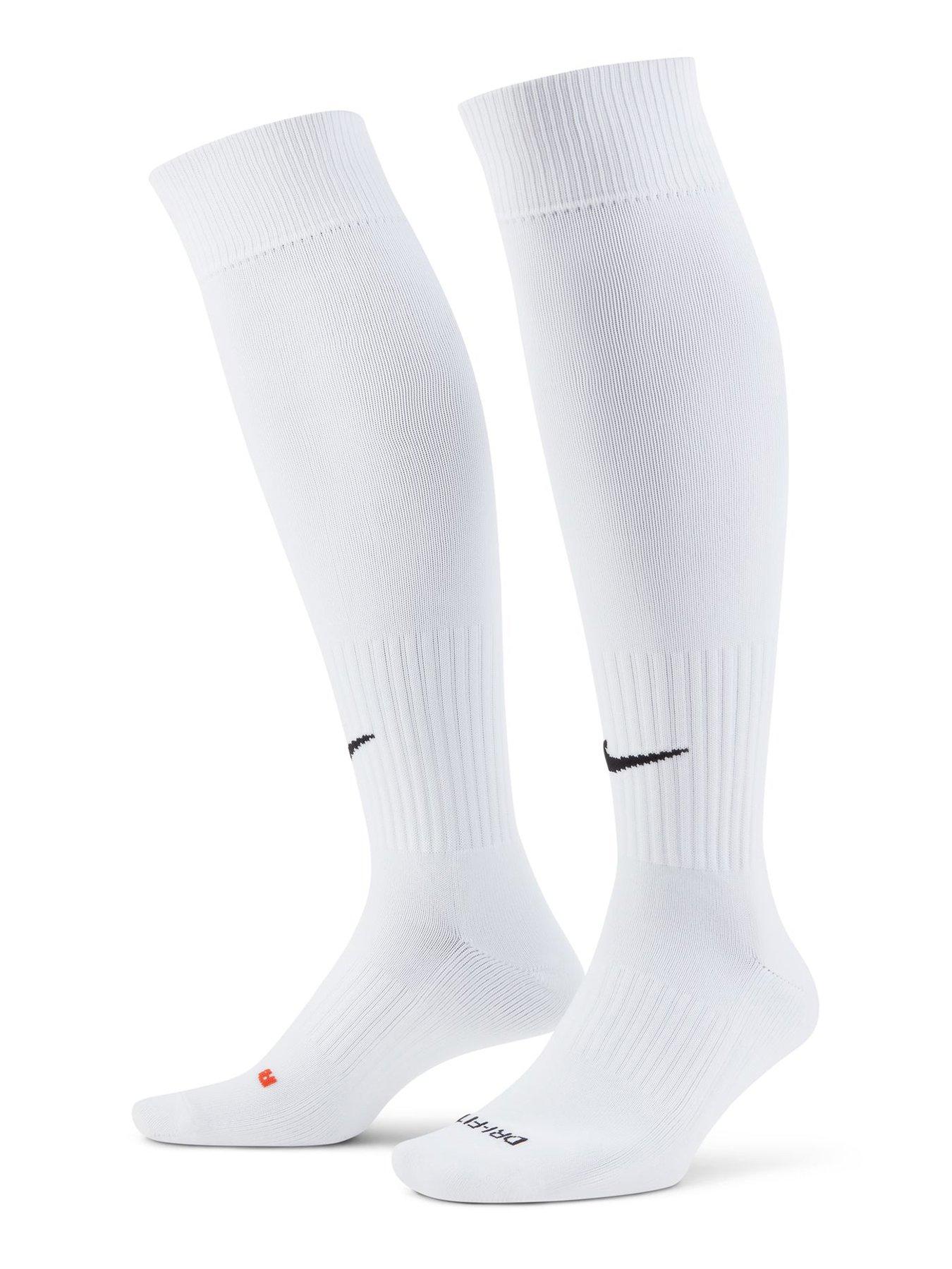 Image 1 of 6 of Nike Academy 25 Over The Calf Football Socks - White