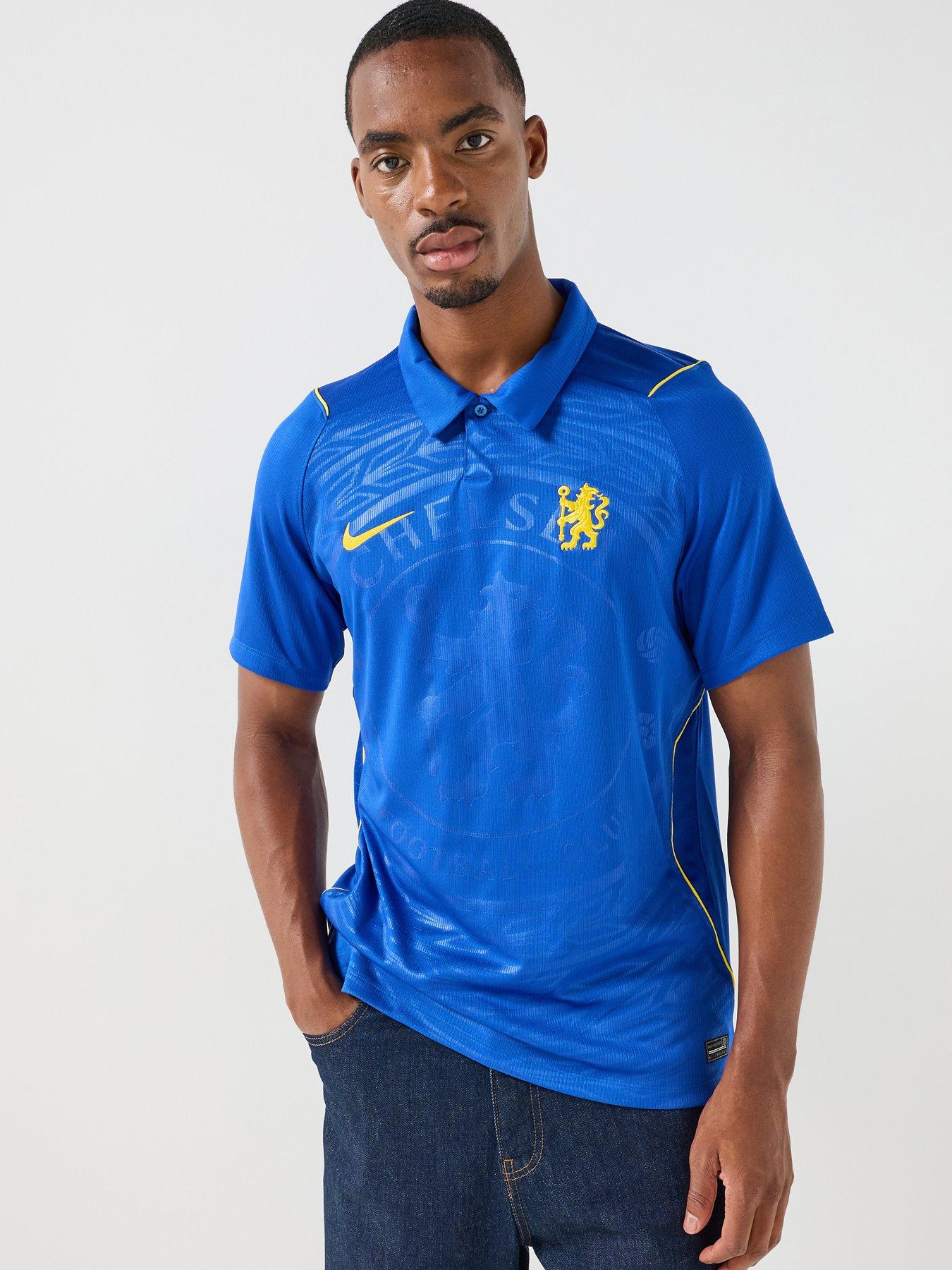 Image 1 of 7 of Nike Mens Chelsea 26/27 Home Short Sleeve Stadium Shirt - Blue