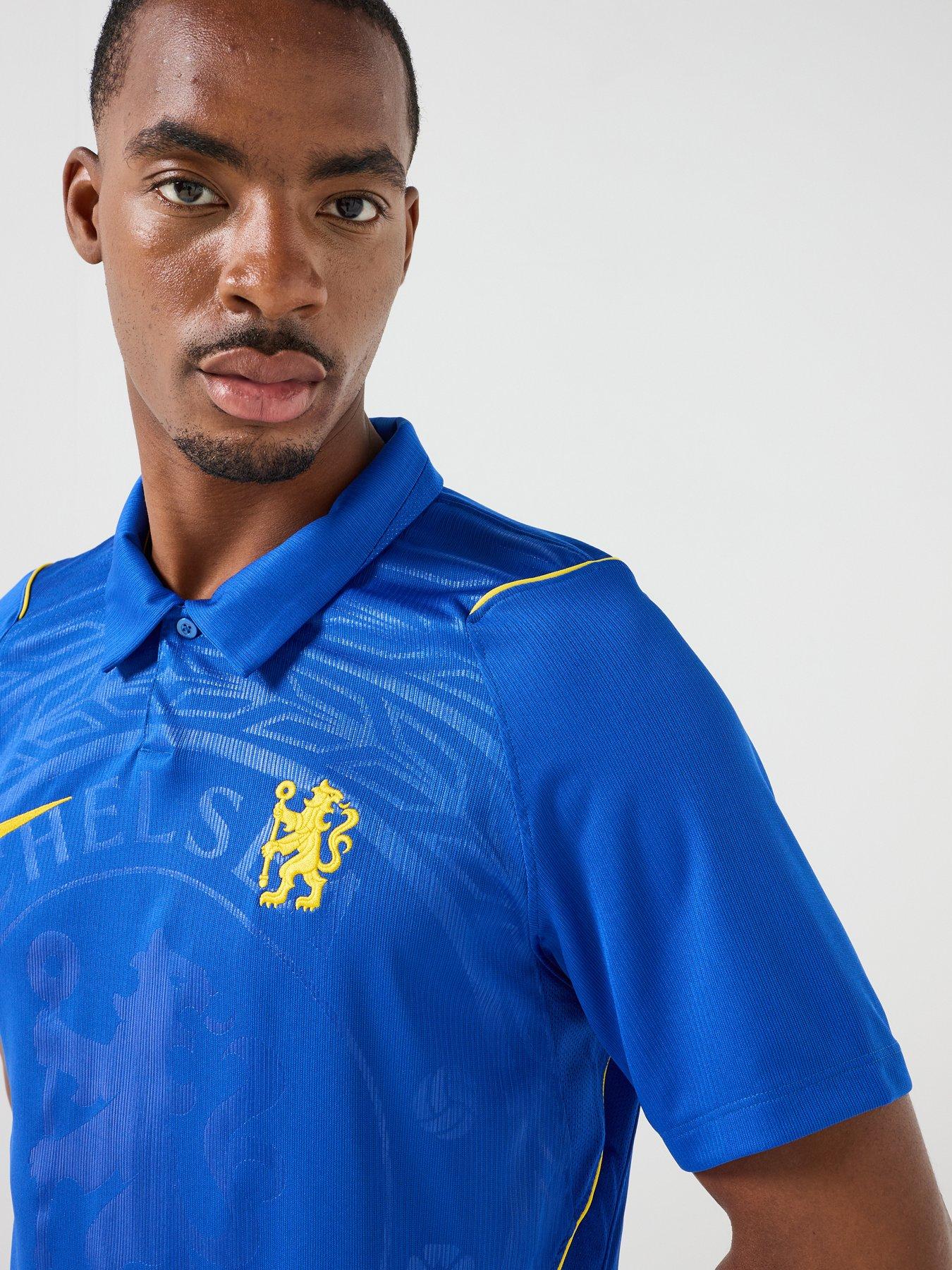 Image 4 of 7 of Nike Mens Chelsea 26/27 Home Short Sleeve Stadium Shirt - Blue