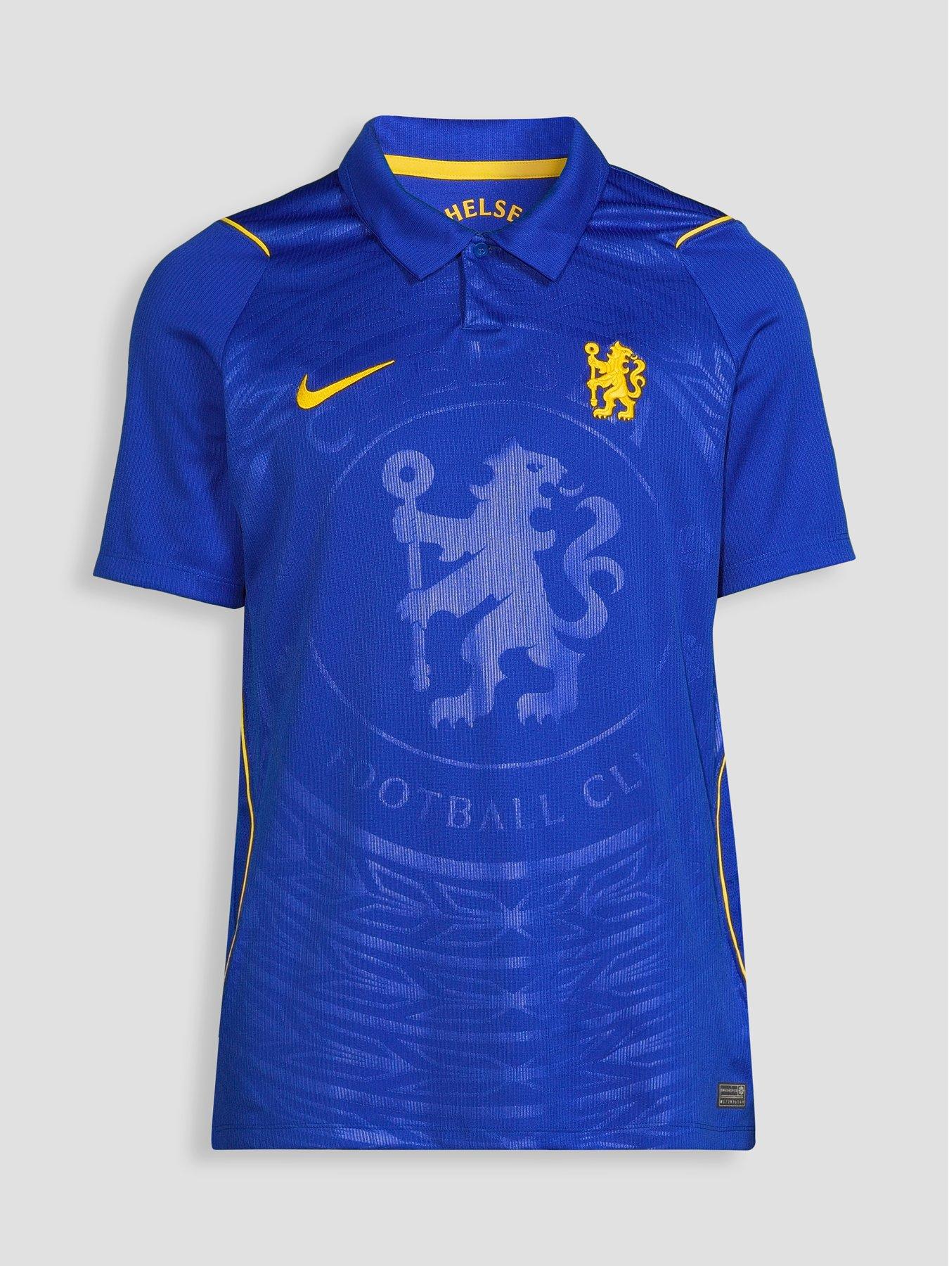 Image 7 of 7 of Nike Mens Chelsea 26/27 Home Short Sleeve Stadium Shirt - Blue