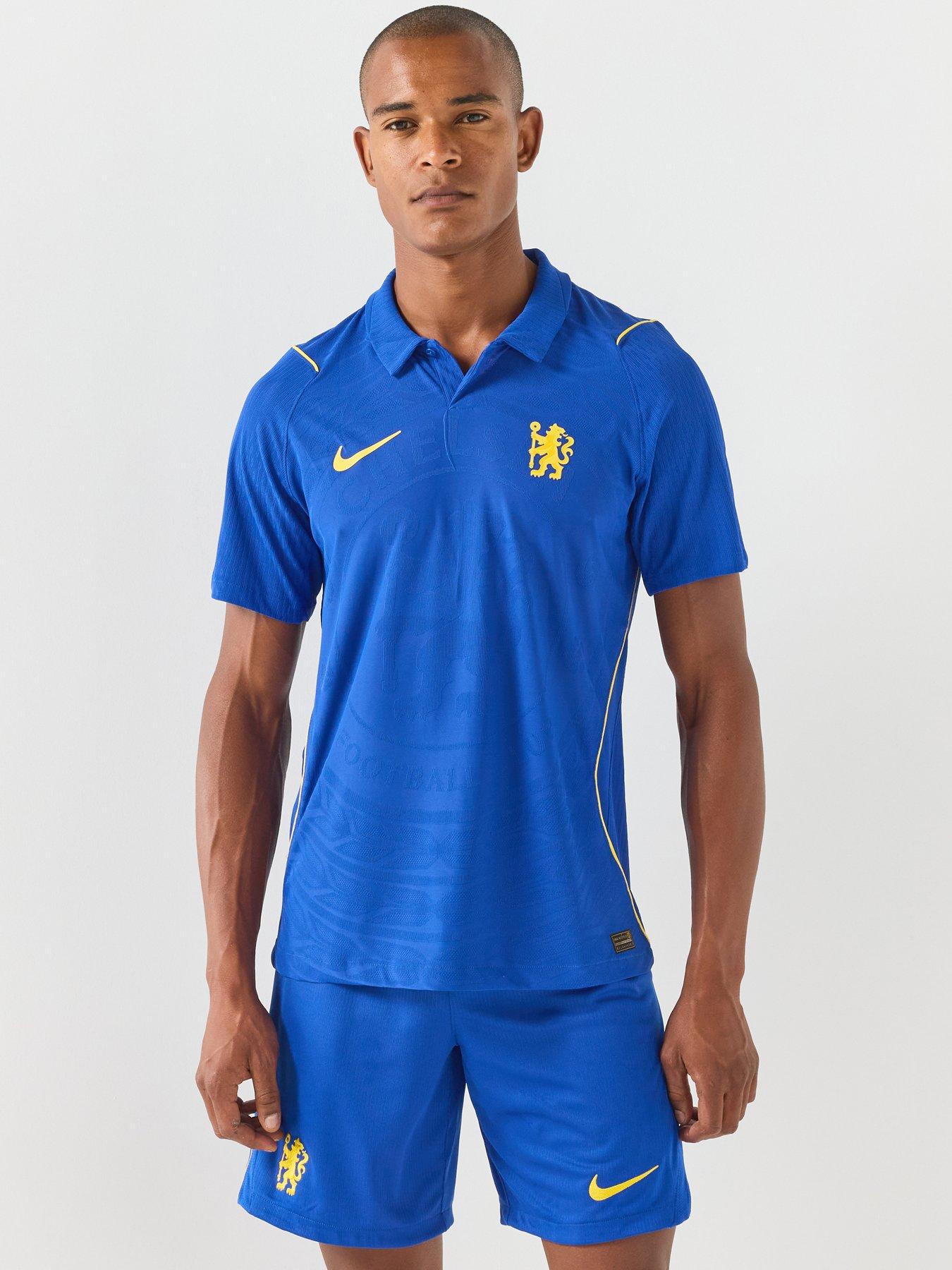 Nike Chelsea 26/27 Mens Home Match Short Sleeved Shirt - Blue
