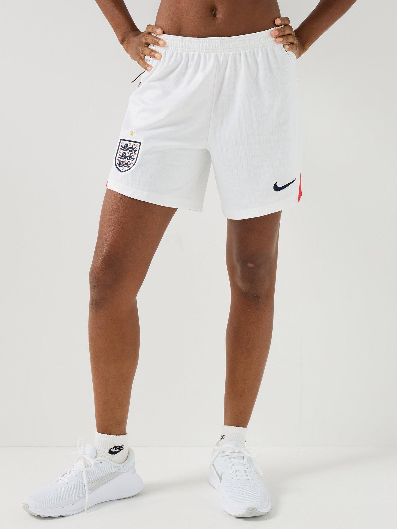 Image 1 of 3 of Nike Women&rsquo;s England 2026 Dri-FIT Stadium Home Shorts &ndash; White