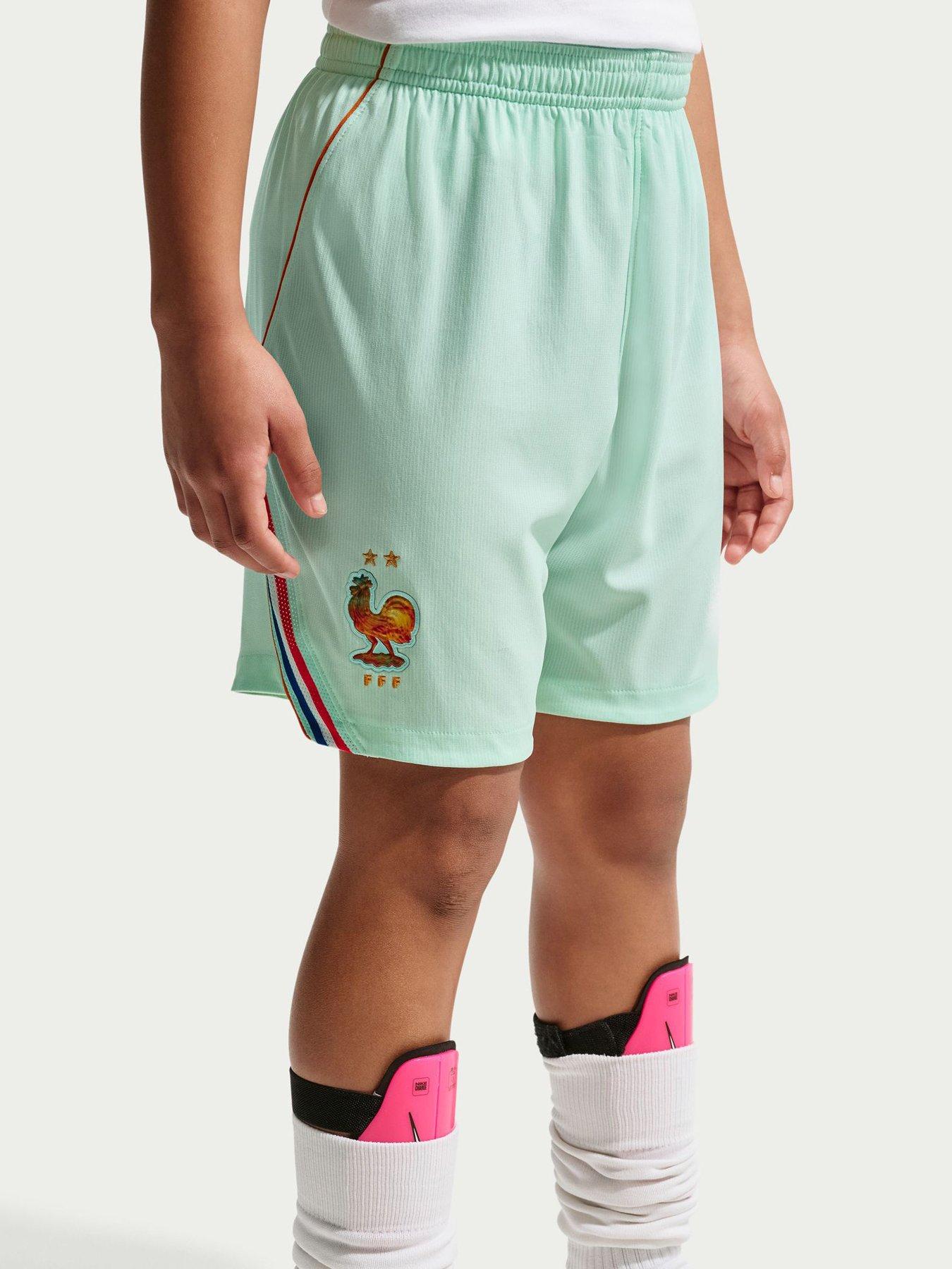 Nike Older Kids France 2026 Dri-FIT Stadium Away Shorts – Green