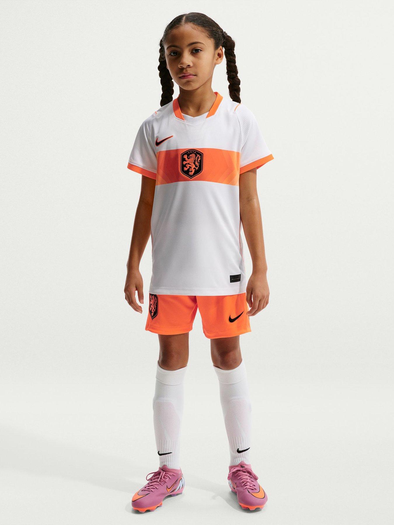 Nike Older Kids Netherlands 2026 Dri-FIT Stadium Away Shirt – White