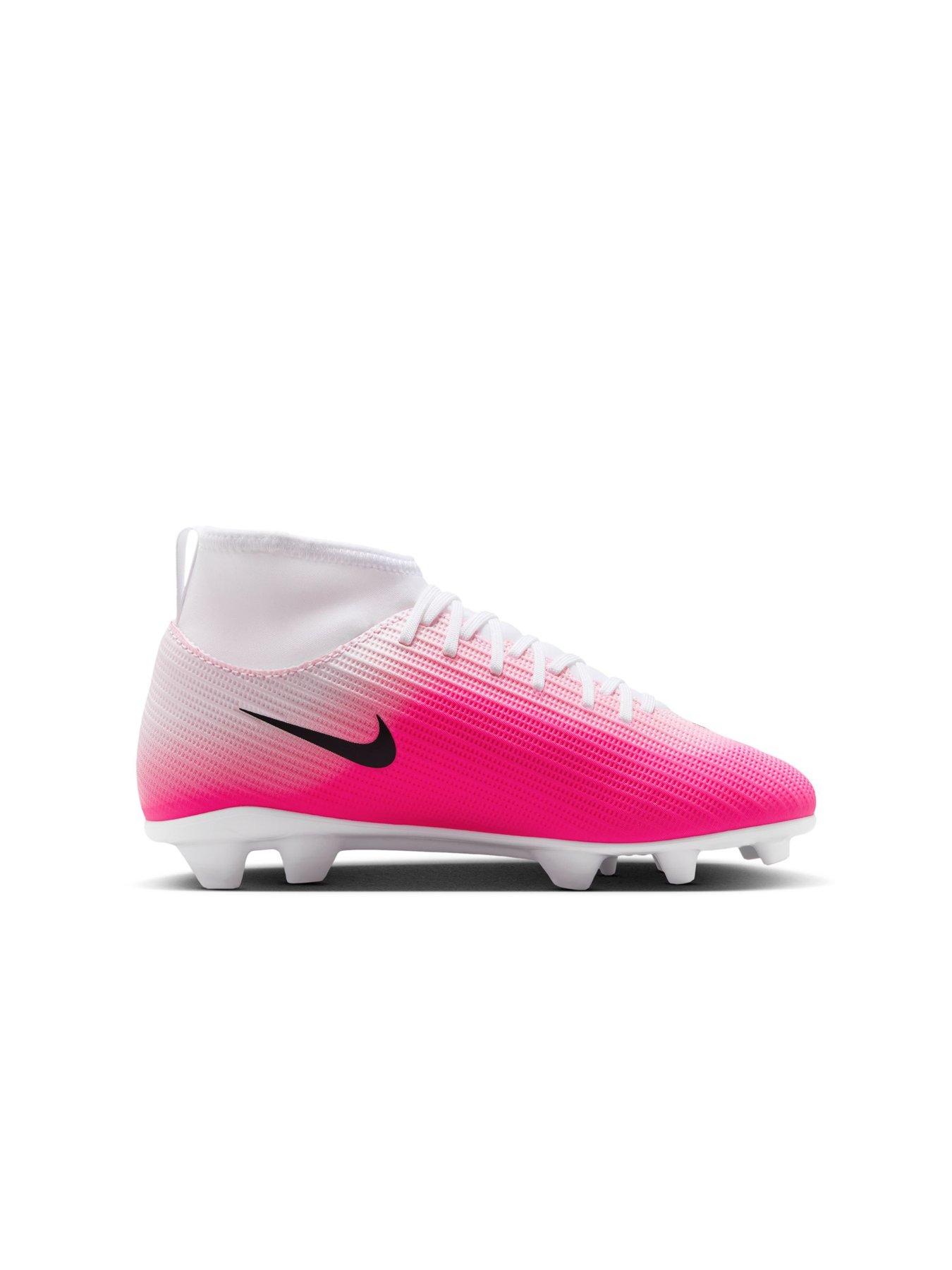 Image 6 of 6 of Nike Youth Mercurial Superfly Club Firm Ground Football Boots - Pink/White