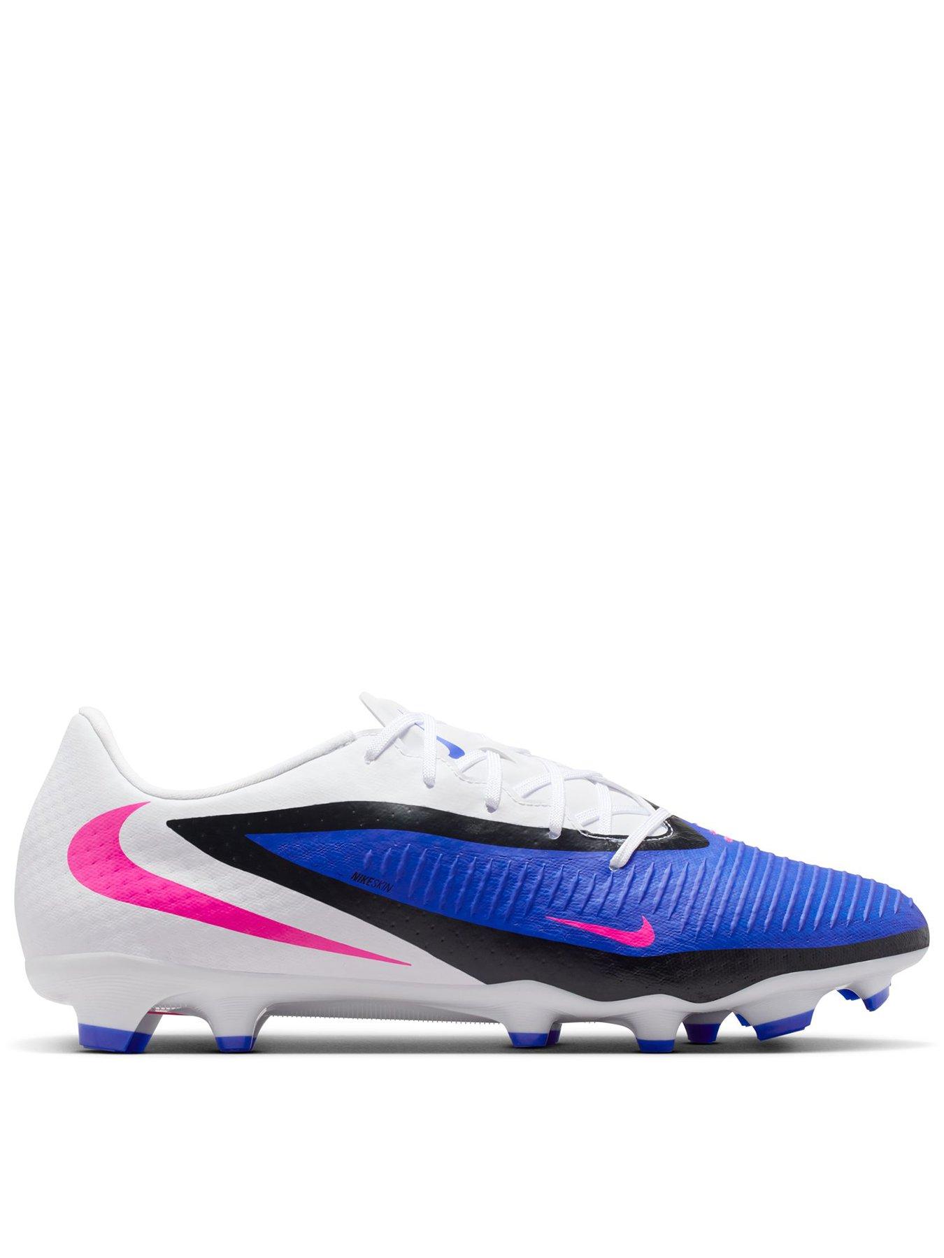 Nike Mens Phantom 6 Low Academy Firm Ground Football Boots - Blue