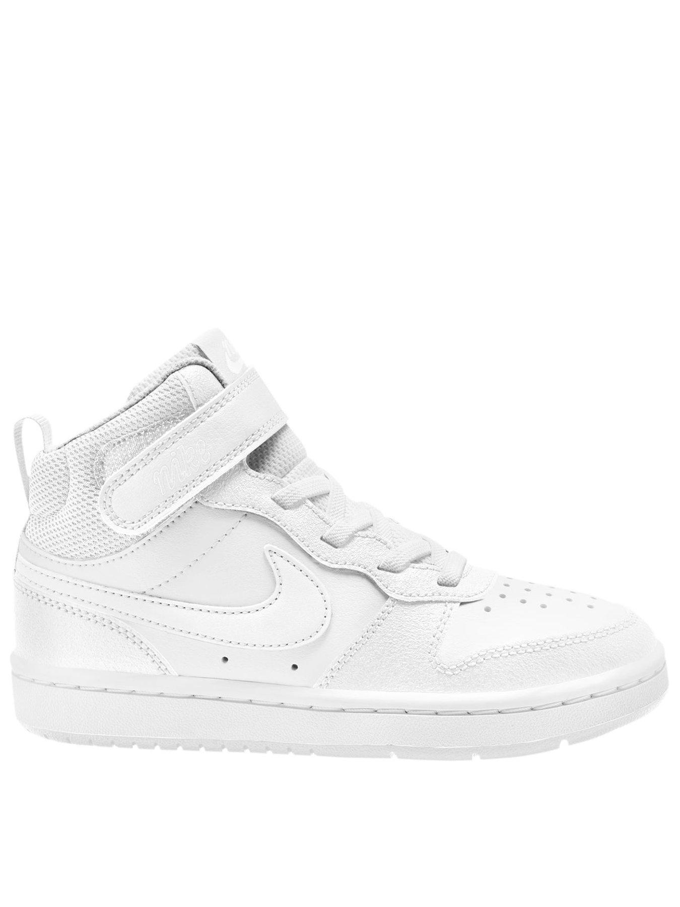 Nike Little Kids Nike Court Borough Mid 2 Trainers - White
