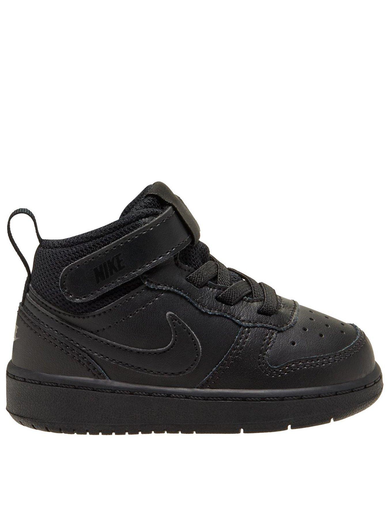 Nike Baby/Toddler Court Borough Mid 2 Shoes - Black