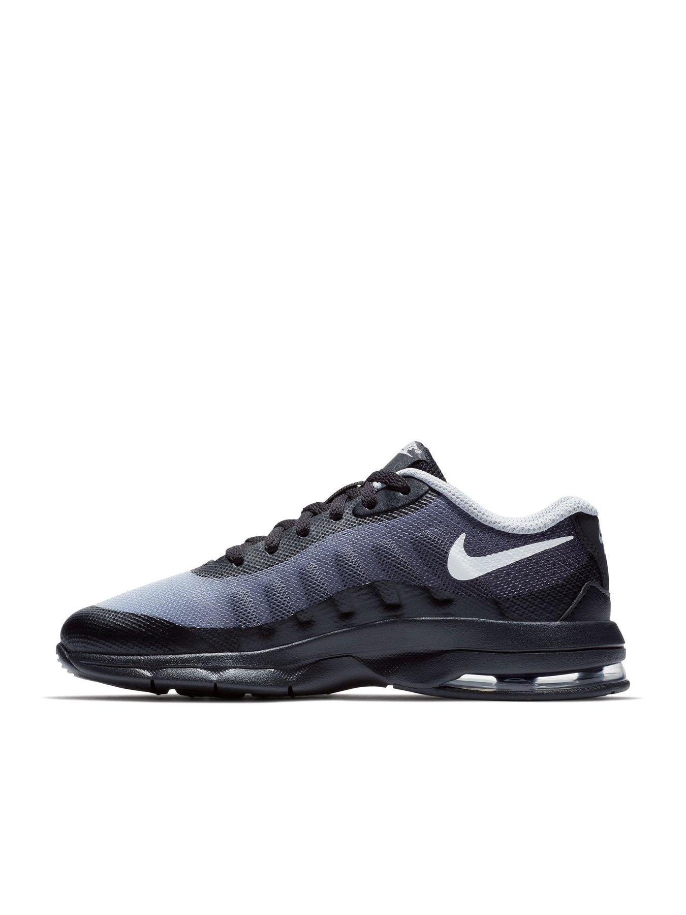 Image 4 of 5 of Nike Big Kids Nike Air Max Invigor Print Trainers - Black/Blue
