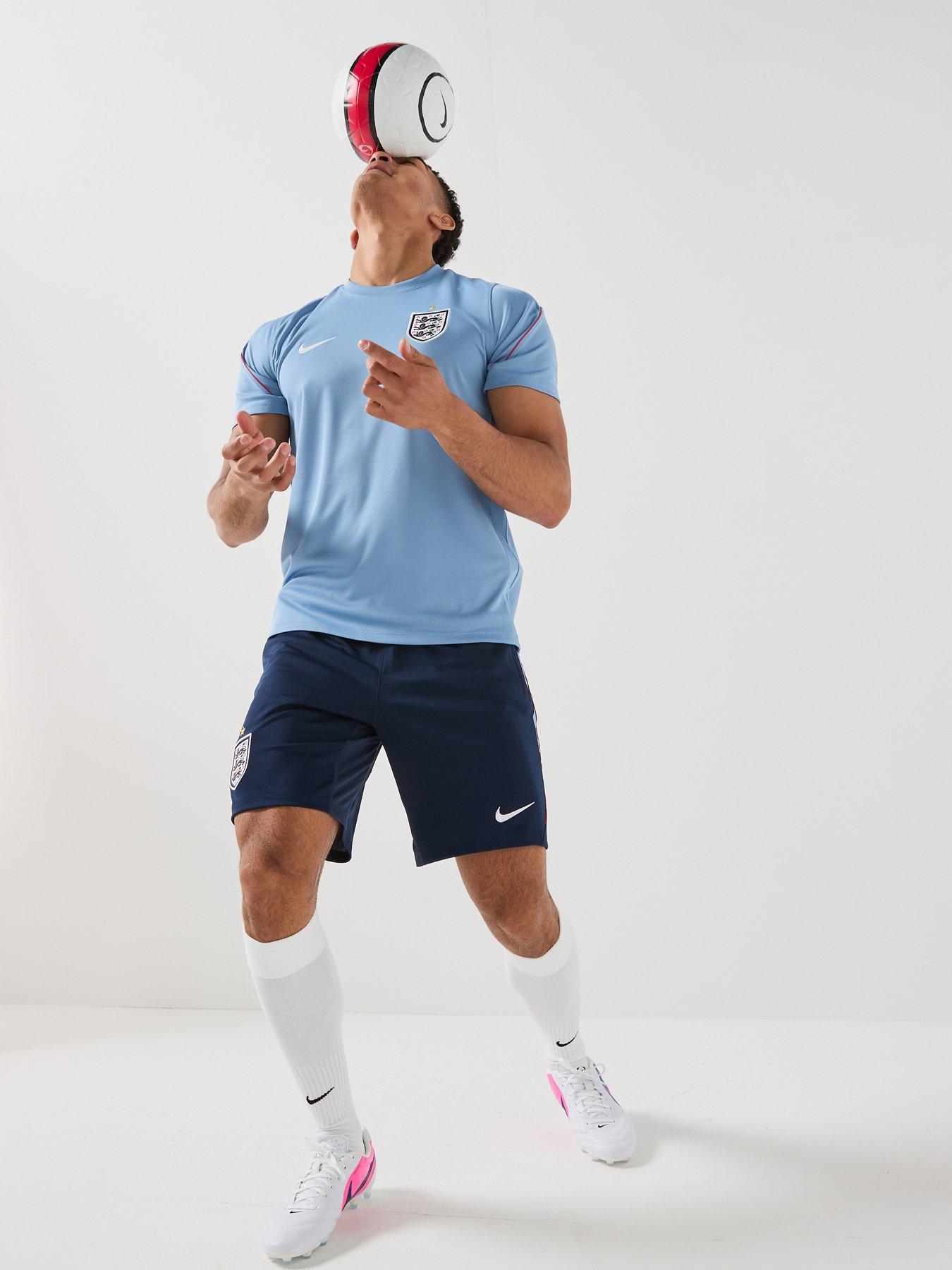 Image 3 of 7 of Nike Mens&nbsp;England Strike Short Sleeve Top - Blue