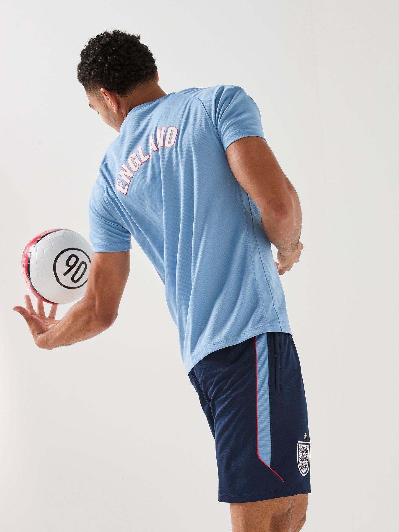 Image 4 of 7 of Nike Mens&nbsp;England Strike Short Sleeve Top - Blue