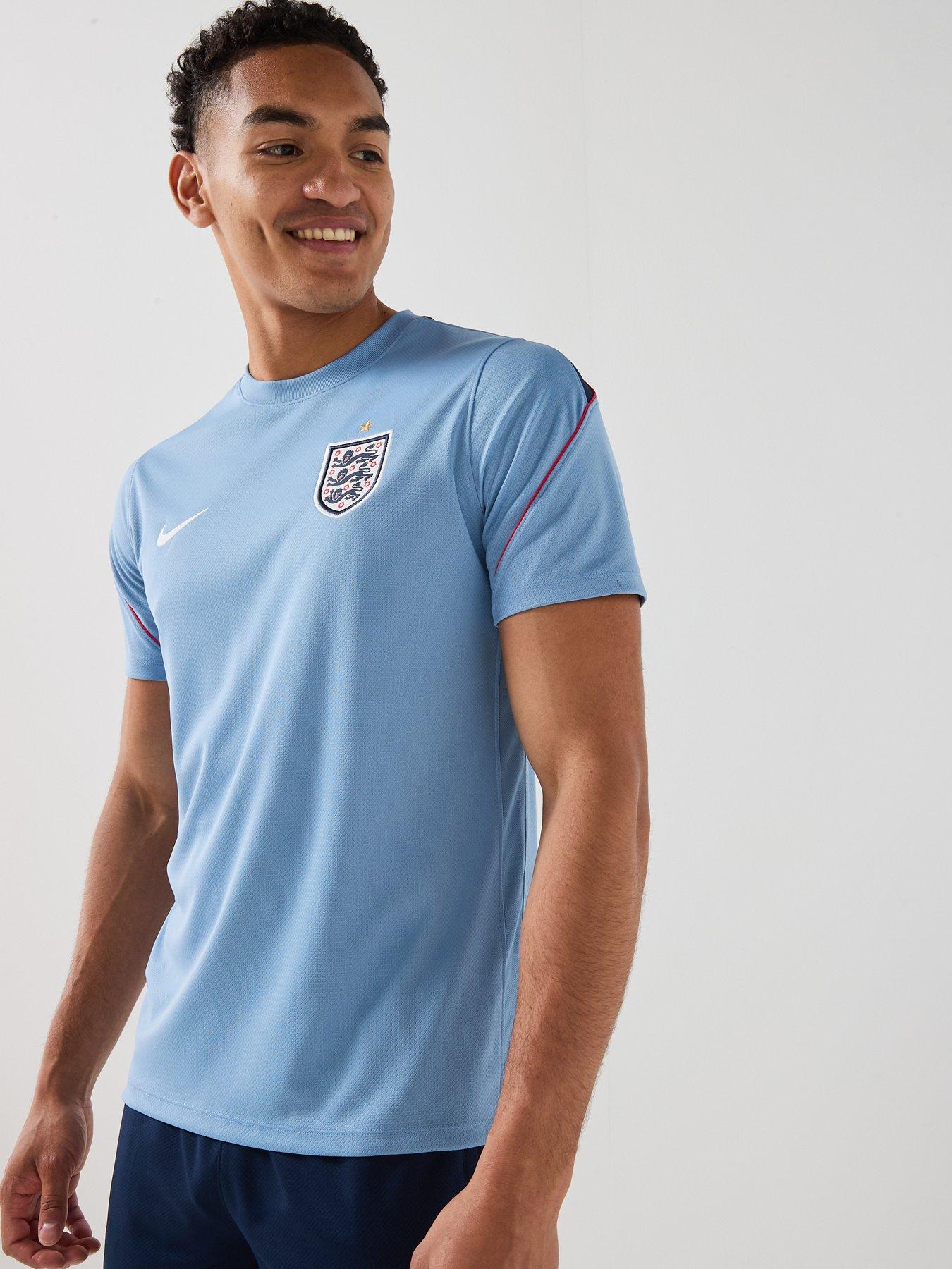 Image 6 of 7 of Nike Mens&nbsp;England Strike Short Sleeve Top - Blue