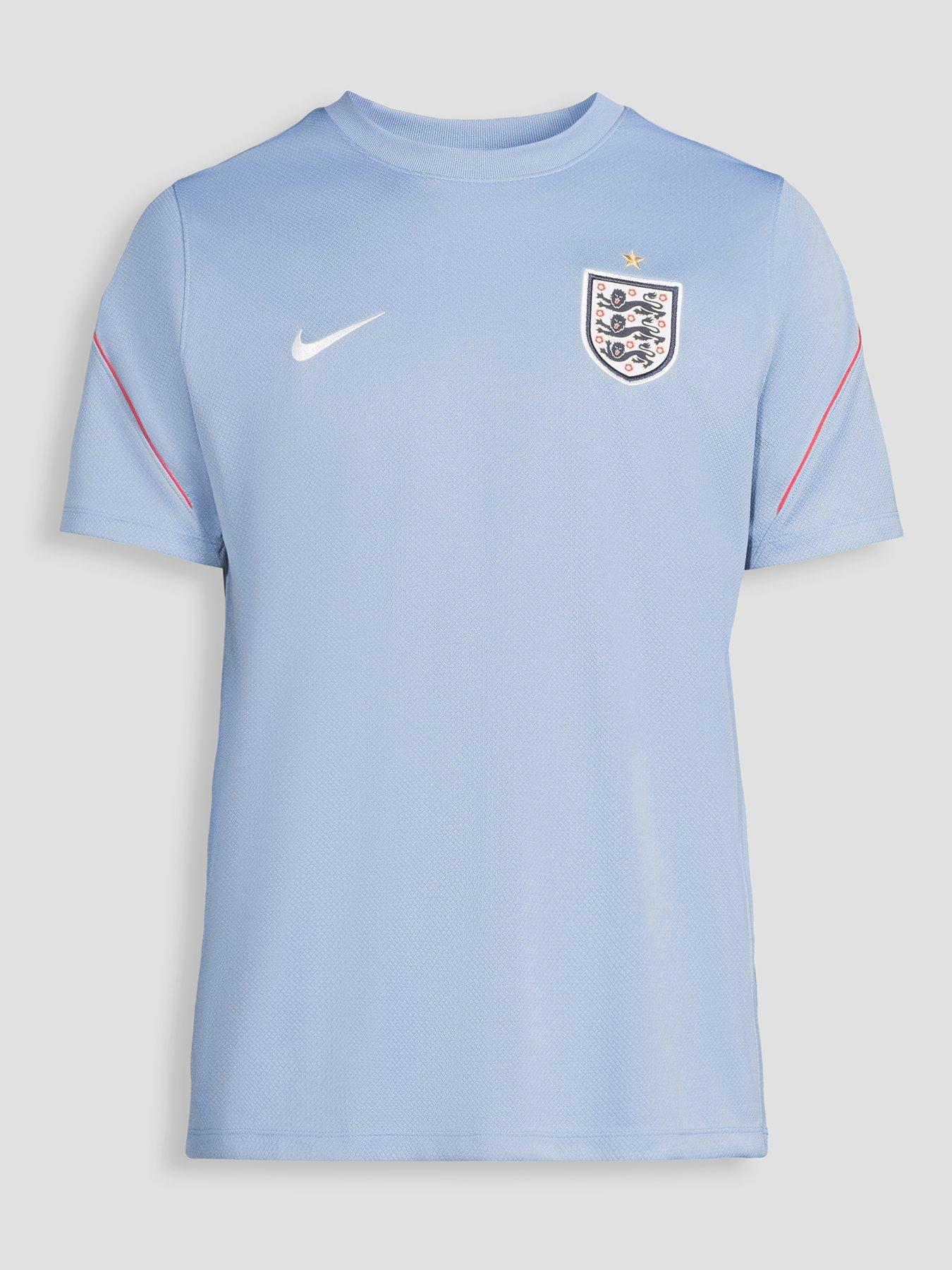 Image 7 of 7 of Nike Mens&nbsp;England Strike Short Sleeve Top - Blue
