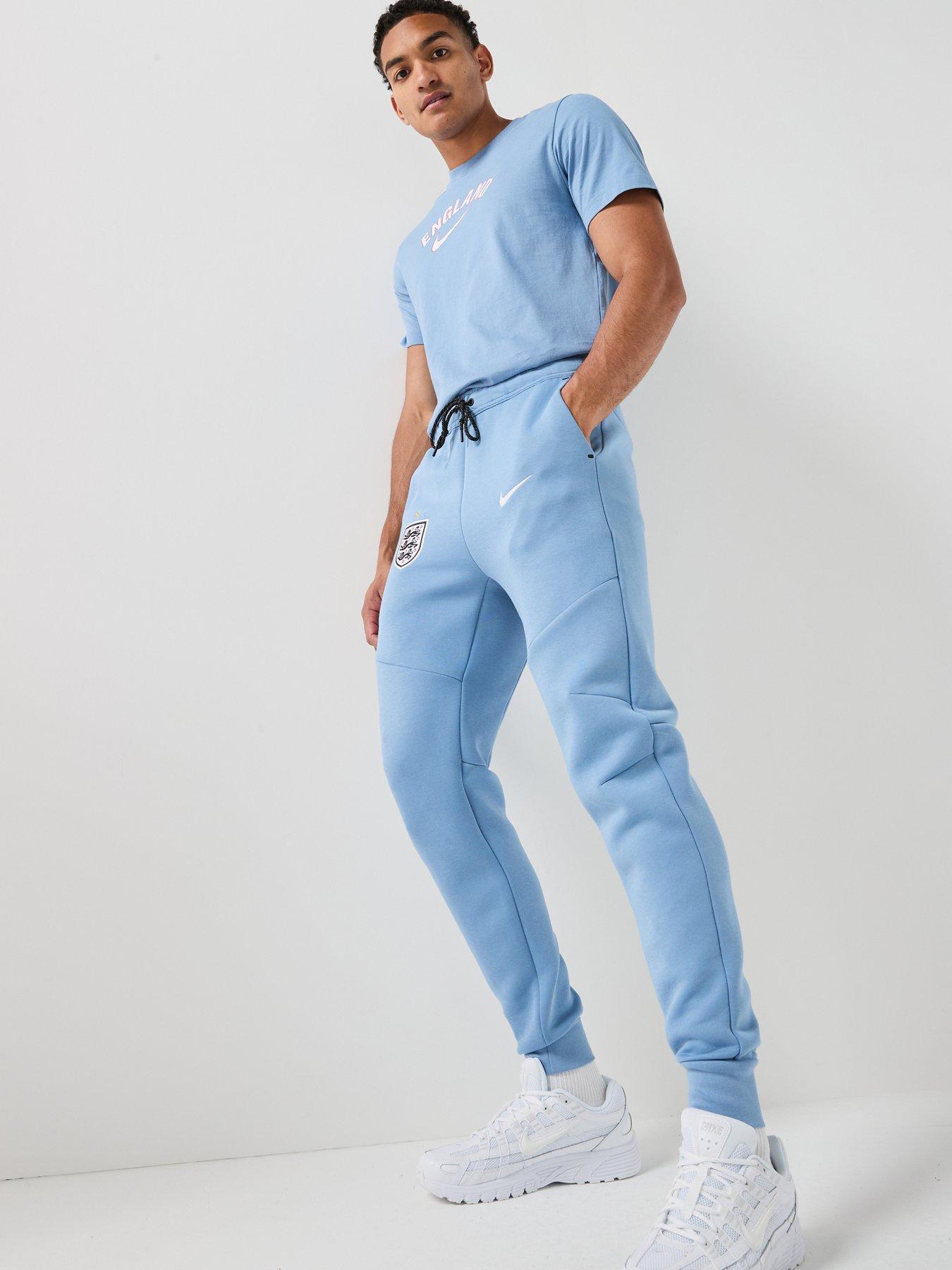 Image 6 of 7 of Nike Men&rsquo;s England Tech Fleece Joggers &ndash; Blue