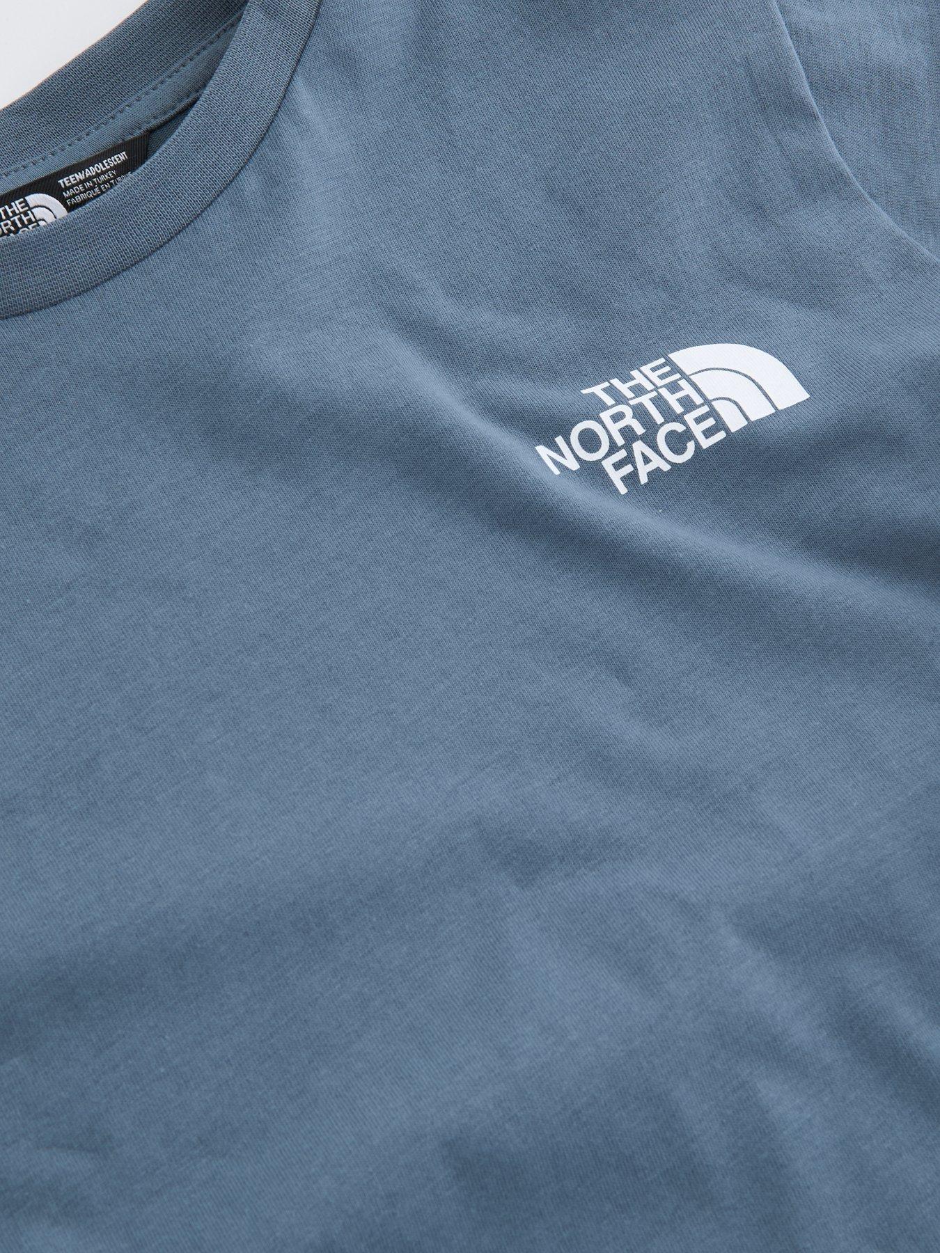 Image 3 of 5 of The North Face Junior Boys Box Never Stop Exploring T-shirt - Grey