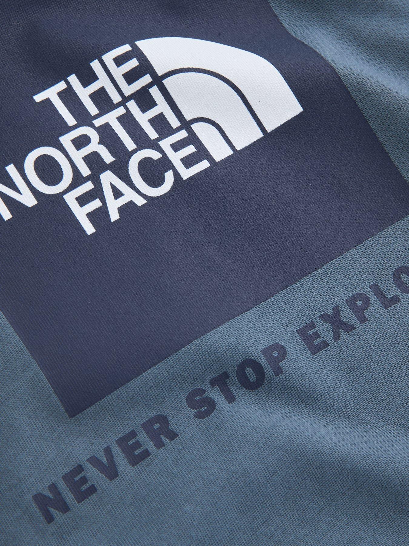 Image 5 of 5 of The North Face Junior Boys Box Never Stop Exploring T-shirt - Grey