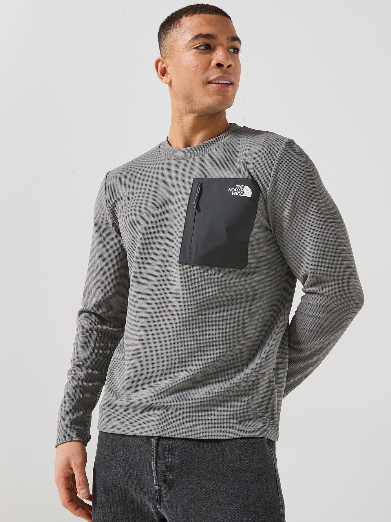The North Face Mens Kecha Crew Sweatshirt - Grey