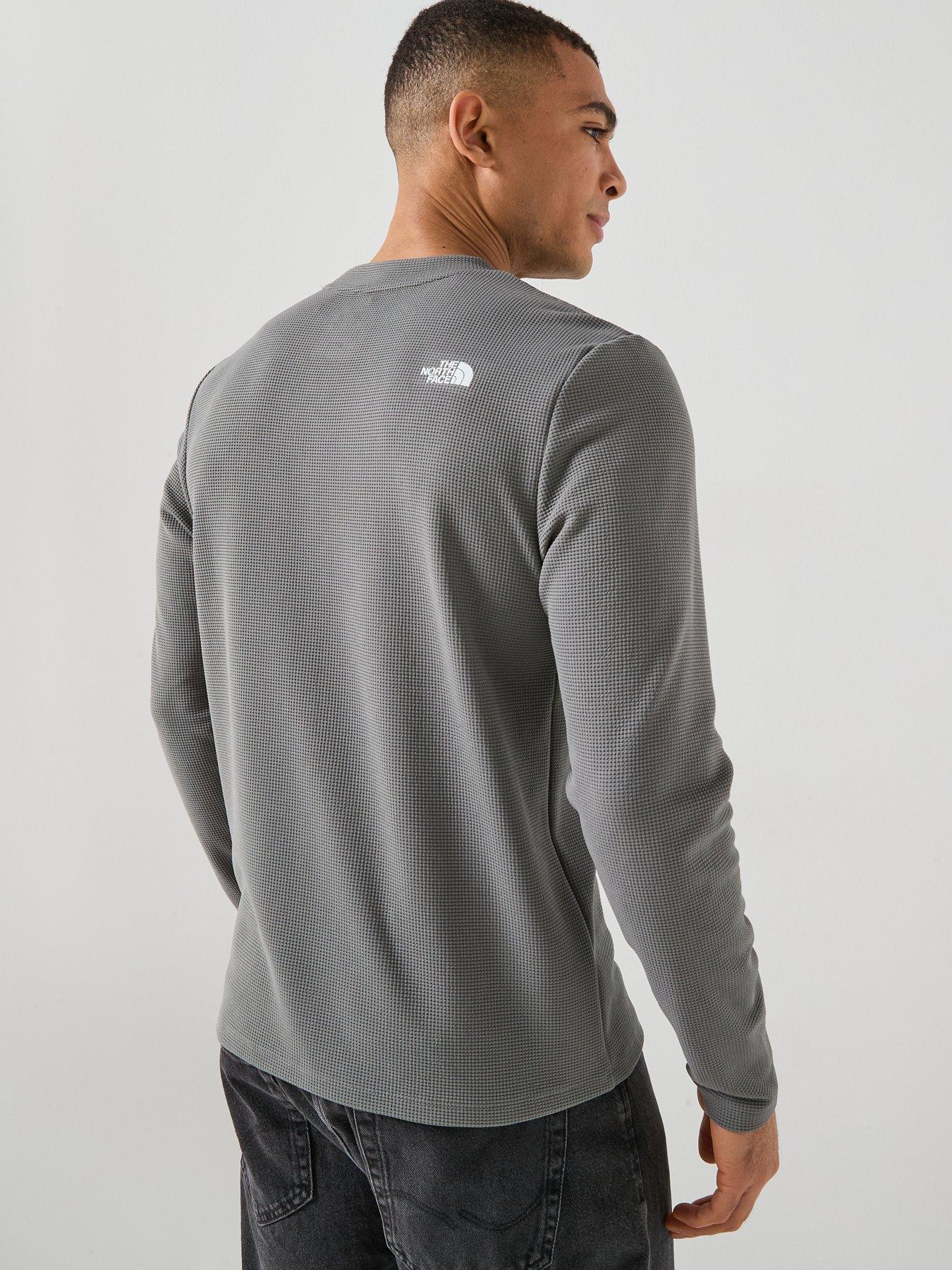 the-north-face-mens-kecha-crew-sweatshirt-greystillFront
