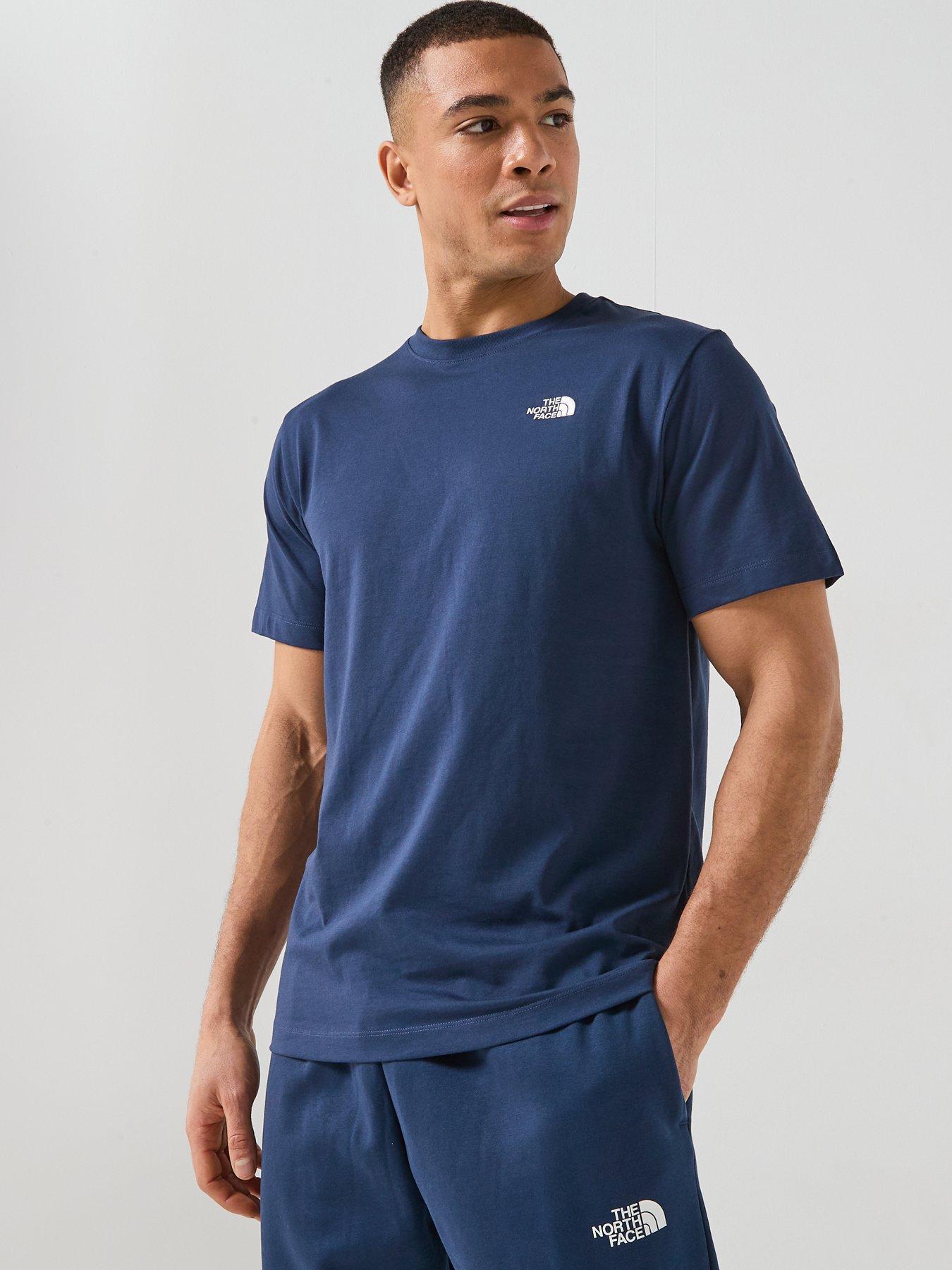 the-north-face-mens-evolution-simple-dome-t-shirt-navyfront