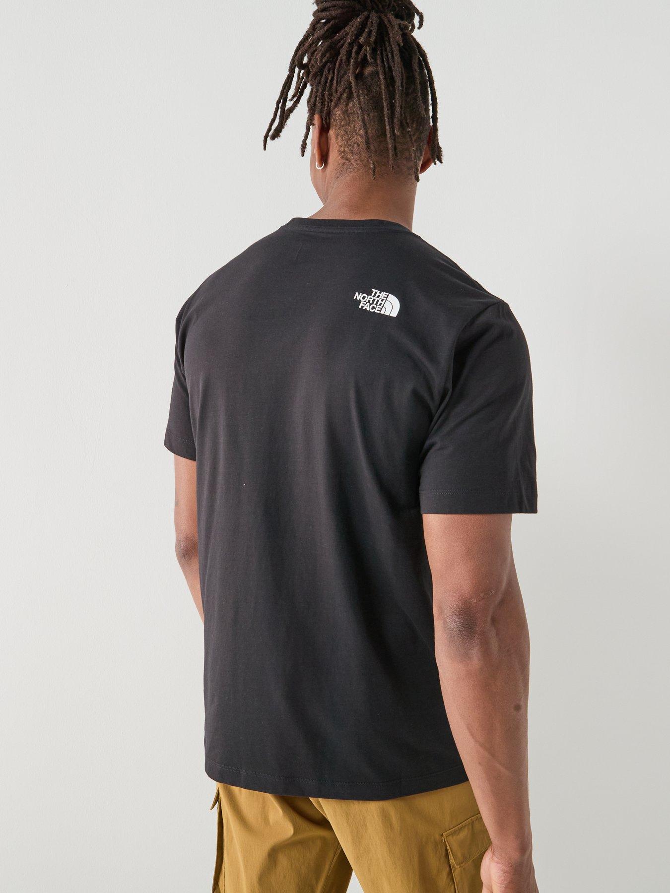 Image 2 of 5 of The North Face Mens Evolution Box Half Dome T-Shirt - Black