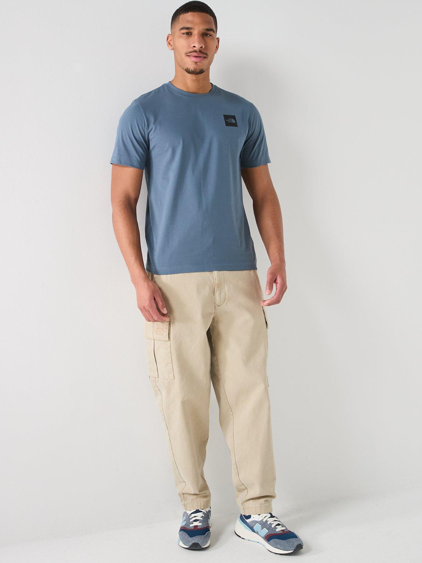 Image 3 of 4 of The North Face Mens Evolution Box Half Dome T-shirt - Blue