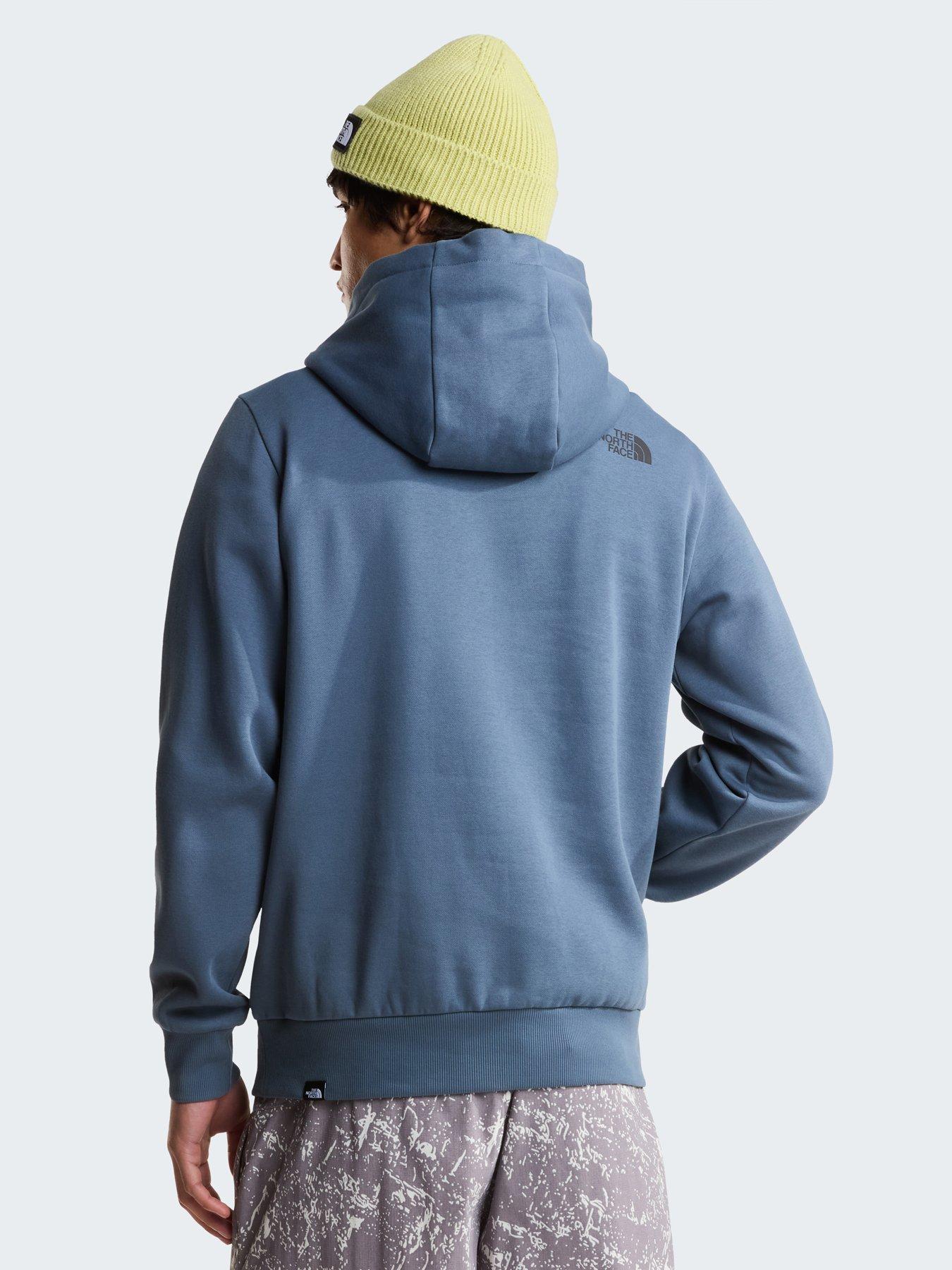 the-north-face-mens-evolution-box-half-dome-hoodie-bluestillFront