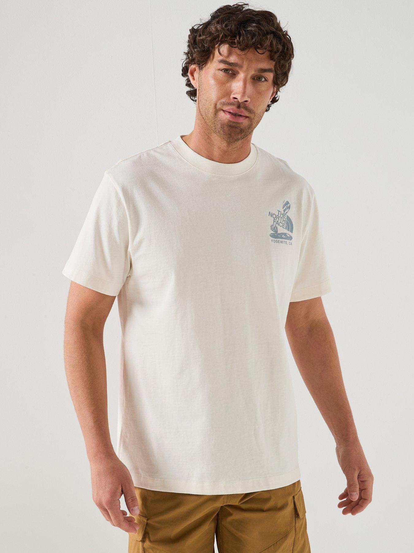 The North Face Mens Stones Graphic Relaxed T-Shirt - White