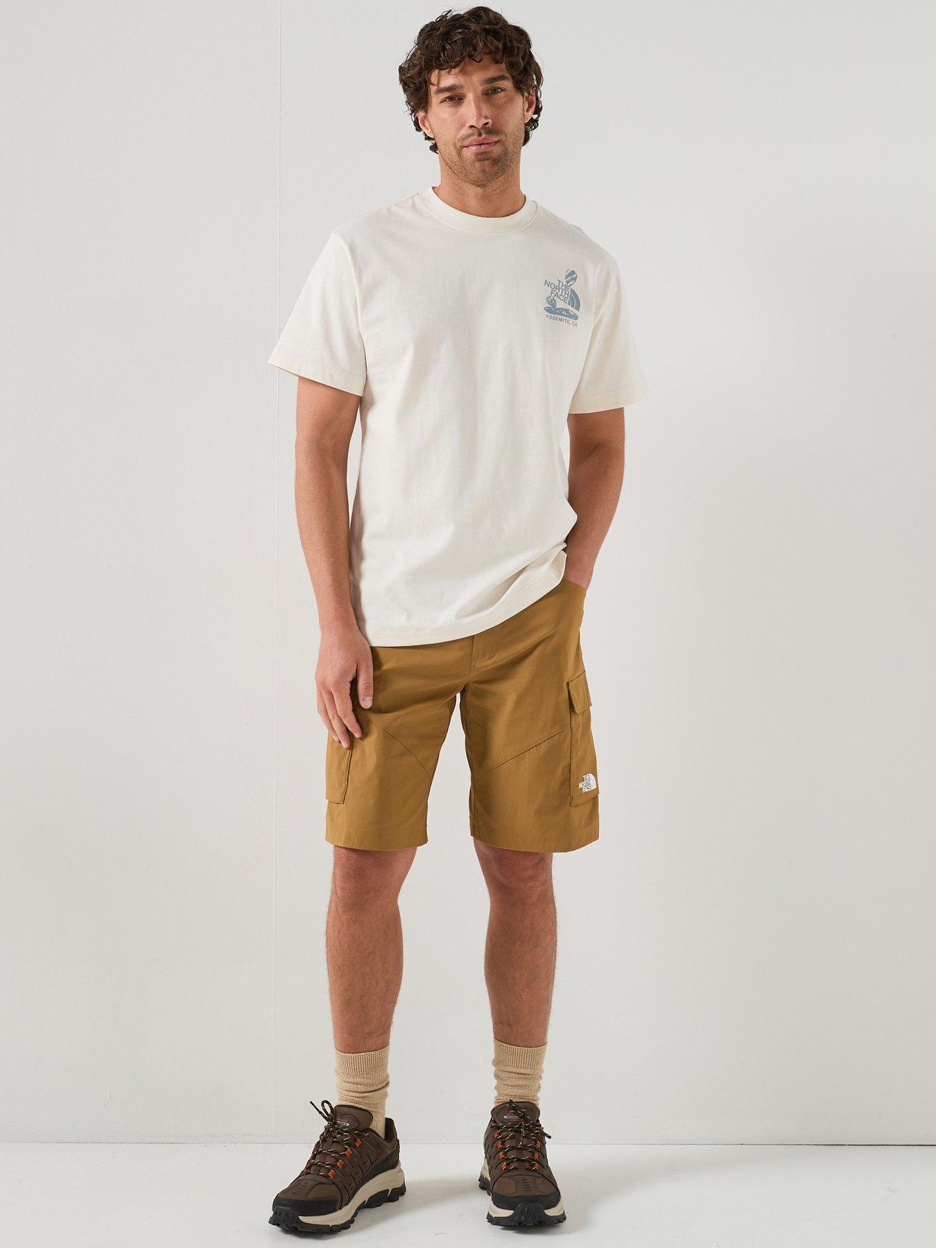 Image 3 of 6 of The North Face Mens Stones Graphic Relaxed T-Shirt - White