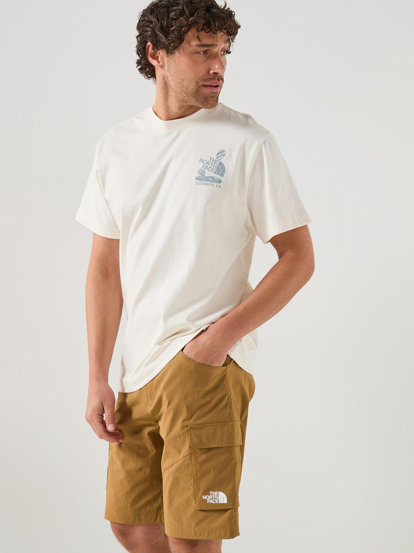 Image 6 of 6 of The North Face Mens Stones Graphic Relaxed T-Shirt - White