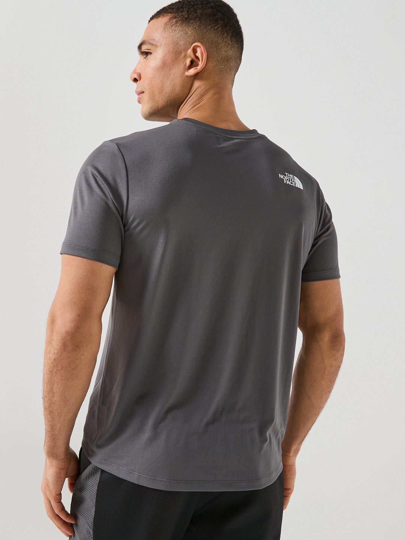 Image 2 of 5 of The North Face Mens 24/7 Short Sleeve T-Shirt &ndash; Grey