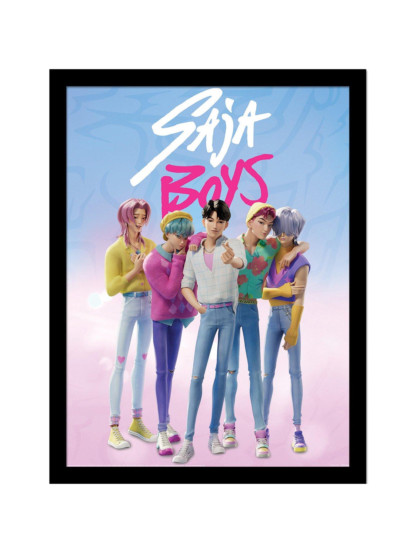 K-Pop Demon Hunters K-Pop Demon Hunters (Saja Boys) Collector Print in One Colour
