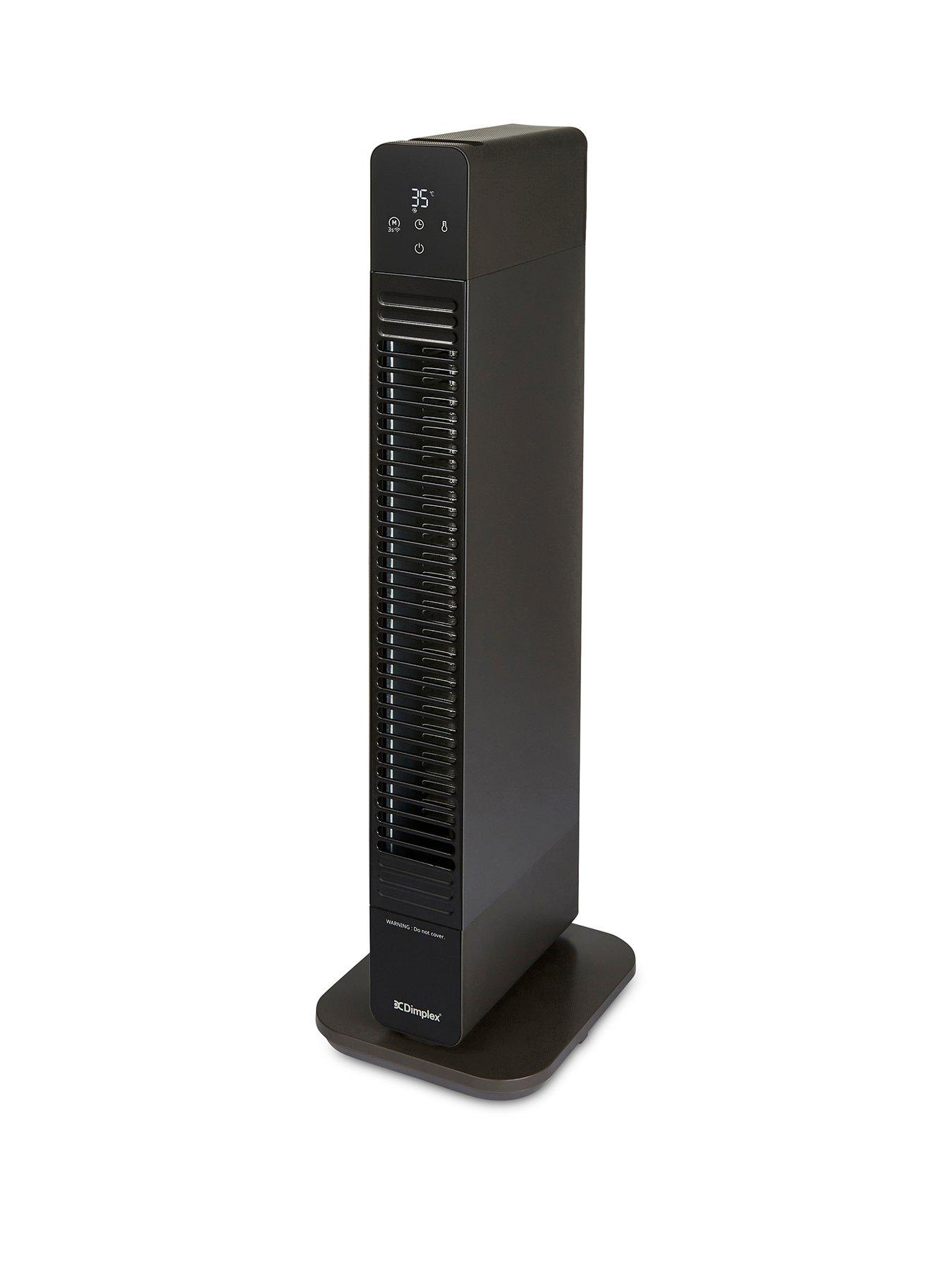 dimplex-dxdc22-thermaflex-2-in-1-wifi-baseboard-and-tower-fan-heater-and-cooling-fan-blackfront