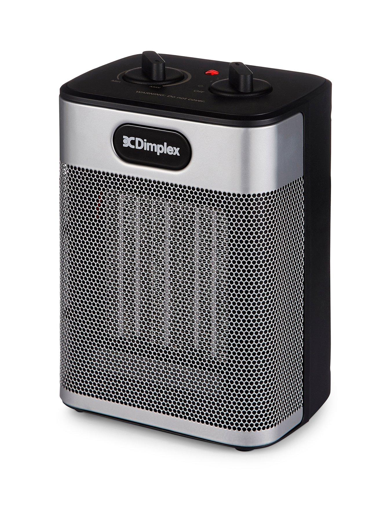 Image 1 of 8 of Dimplex DXUC2BS Upright Ceramic Fan Heater 2000W - Black and Silver