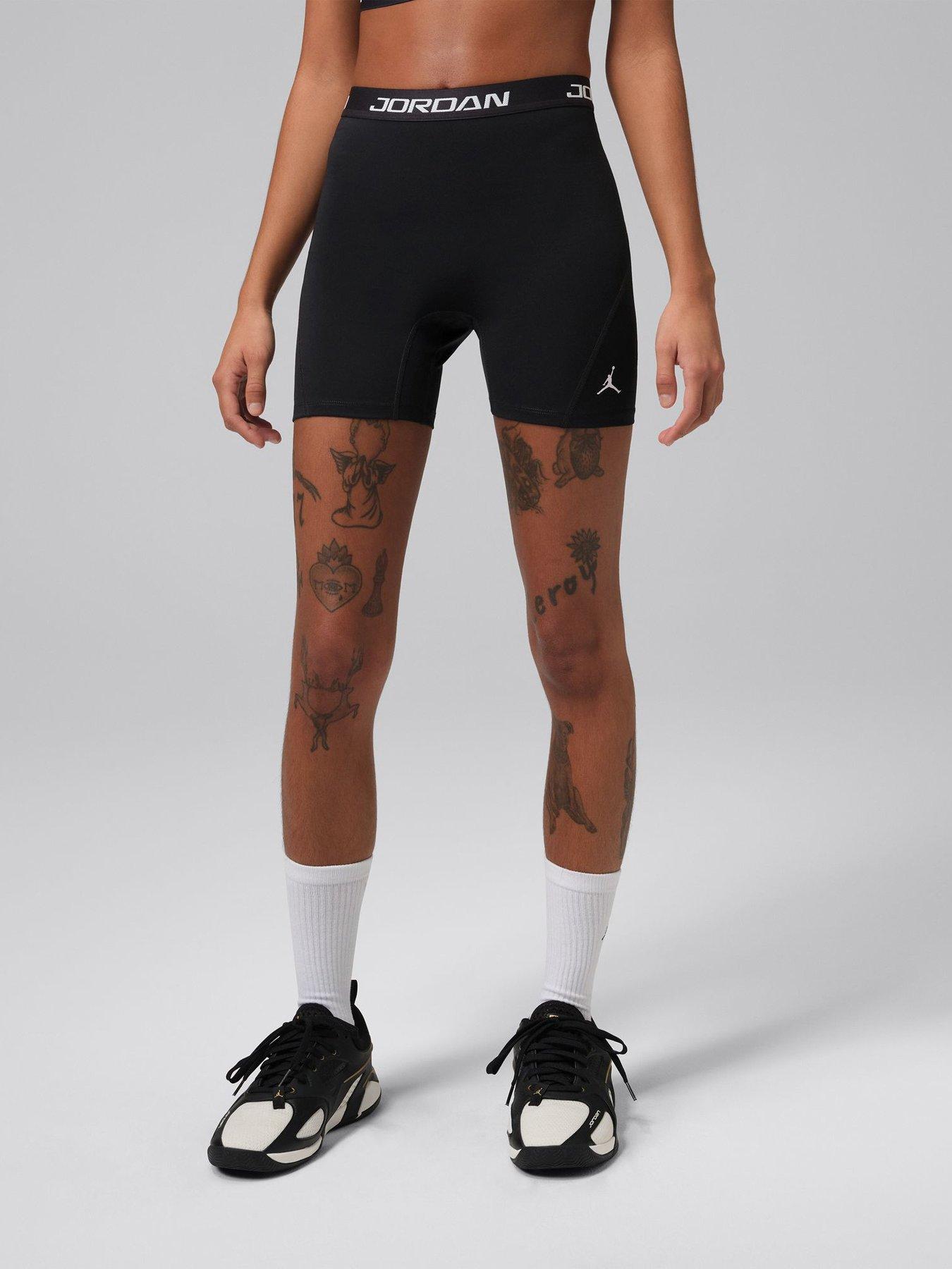 jordan-nike-womens-dri-fit-essential-high-waisted-5-inch-shorts-black