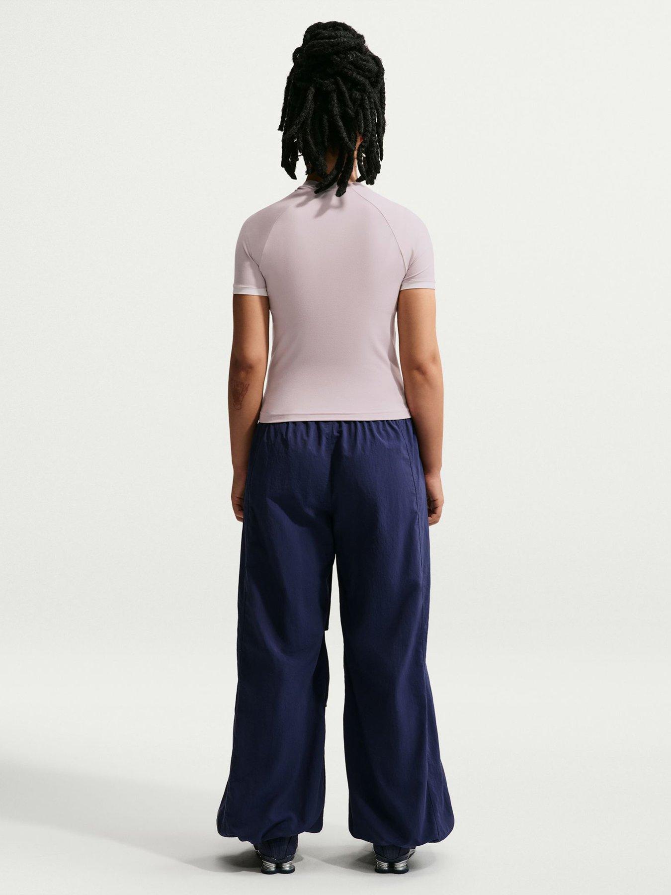 Image 2 of 5 of Nike Womens Fitted Short Sleeve Top - Pink