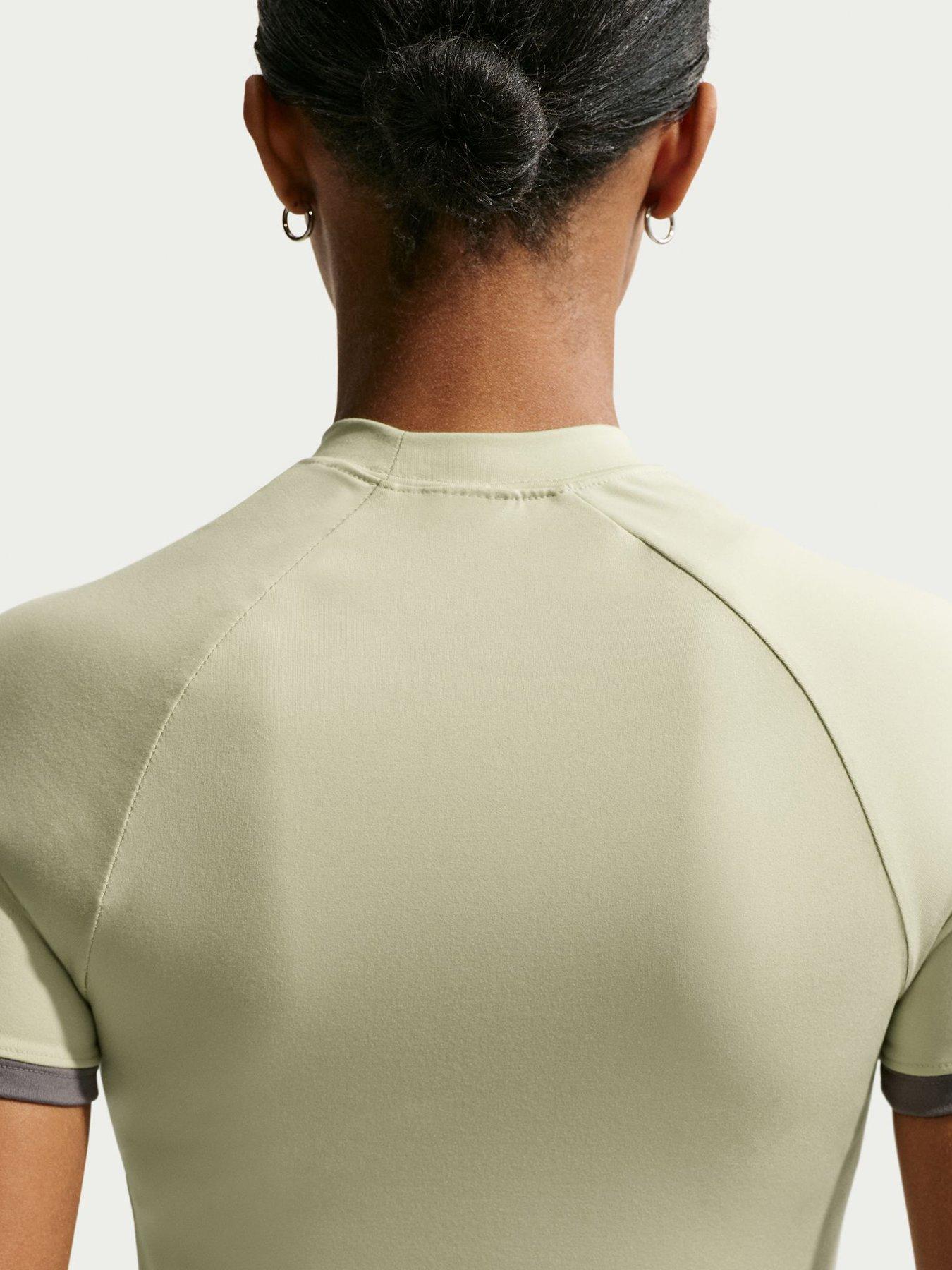 Image 2 of 5 of Nike Womens Fitted Short Sleeve Top - Green