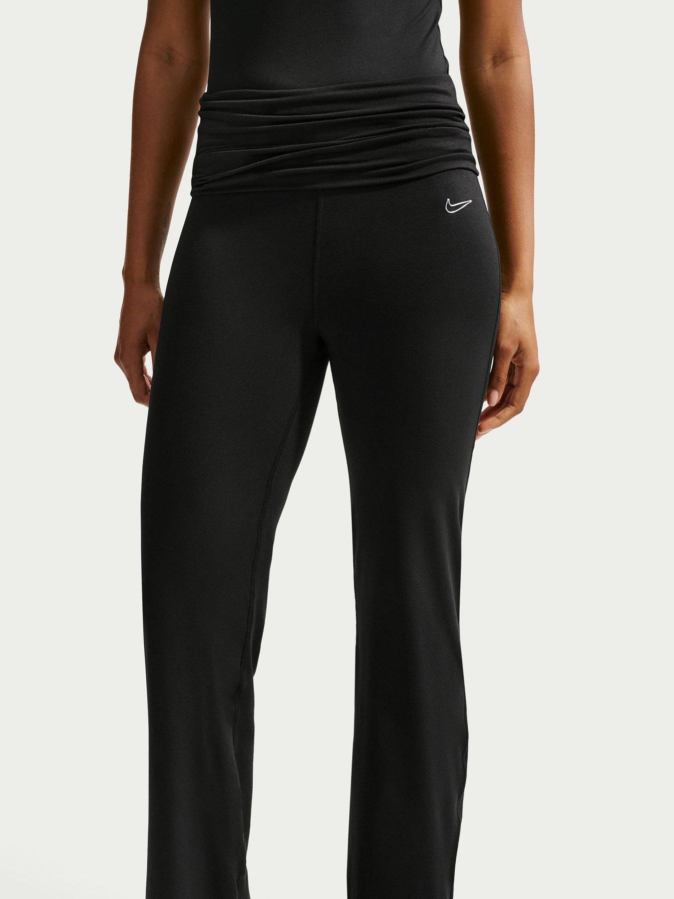 Image 4 of 5 of Nike Womens Flared Pants - Black